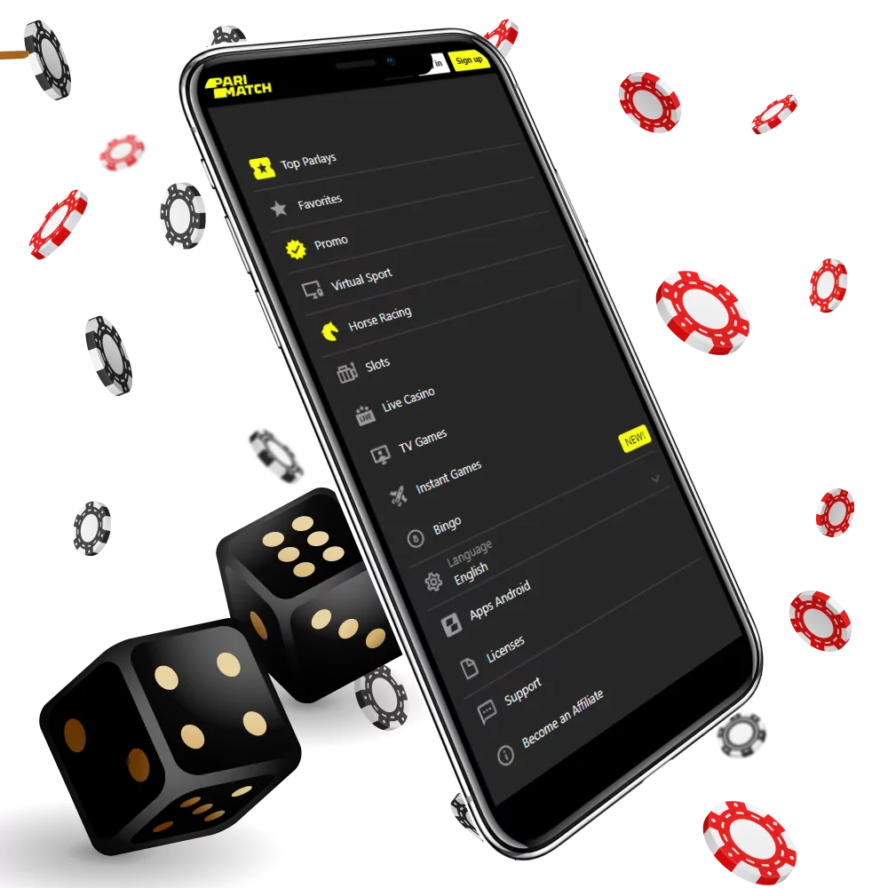 Download the online casino app and play casino games whenever you want.