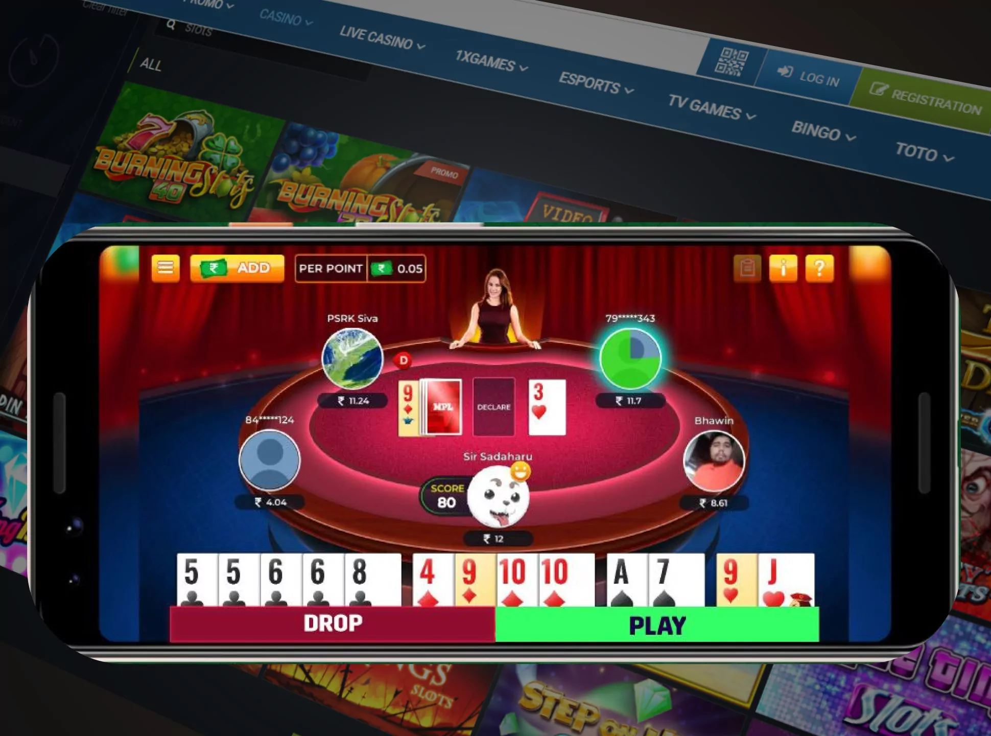 Rummy games can be found in any online casino.