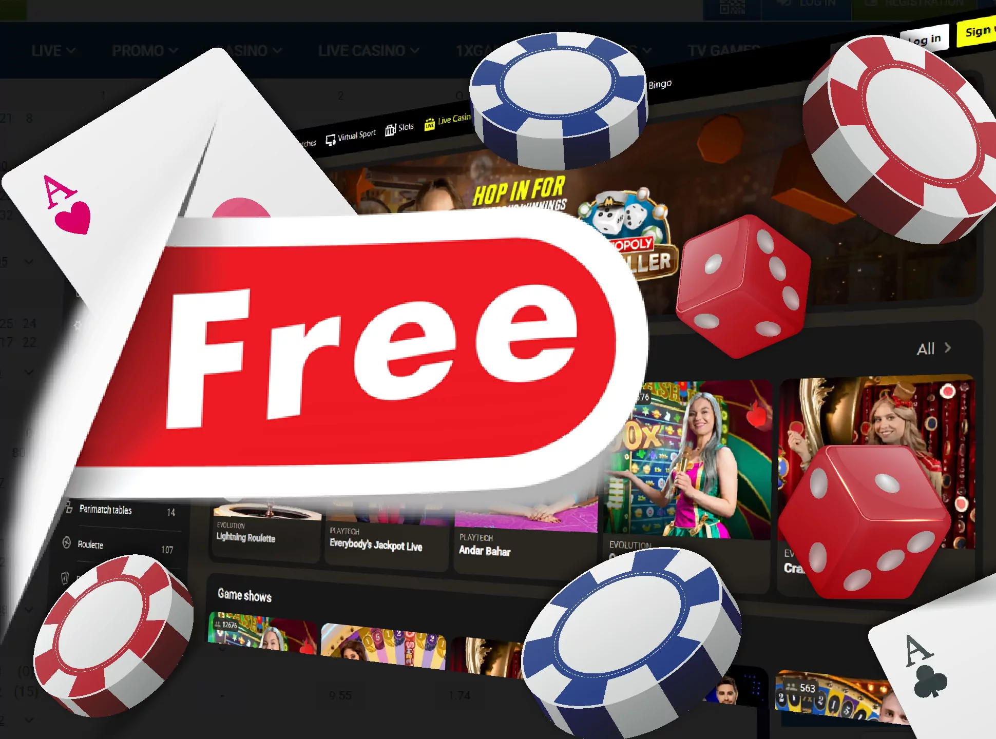You can play free casino games to give a try to a new casino.