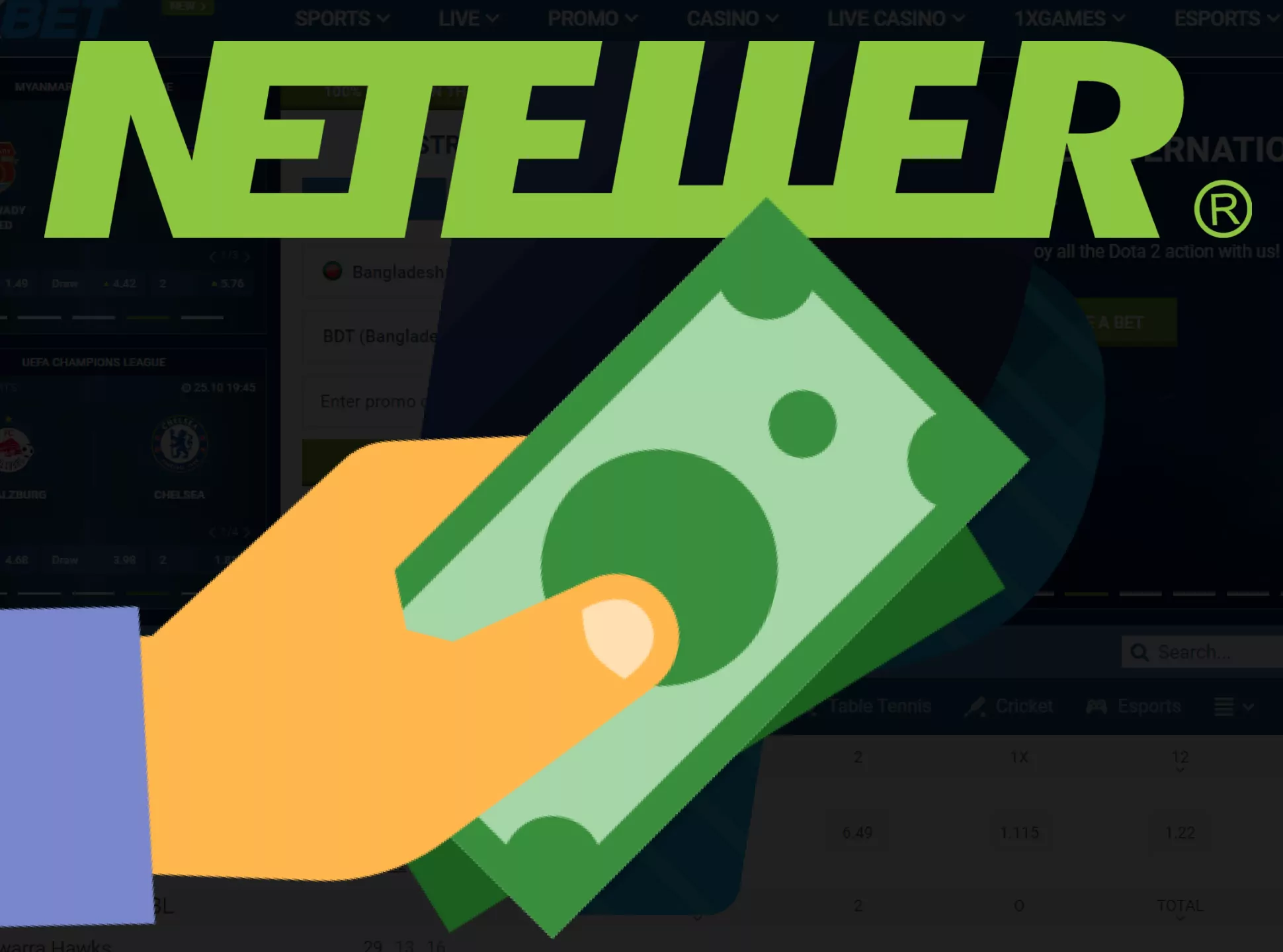 Neteller is one of the most popular payment system.