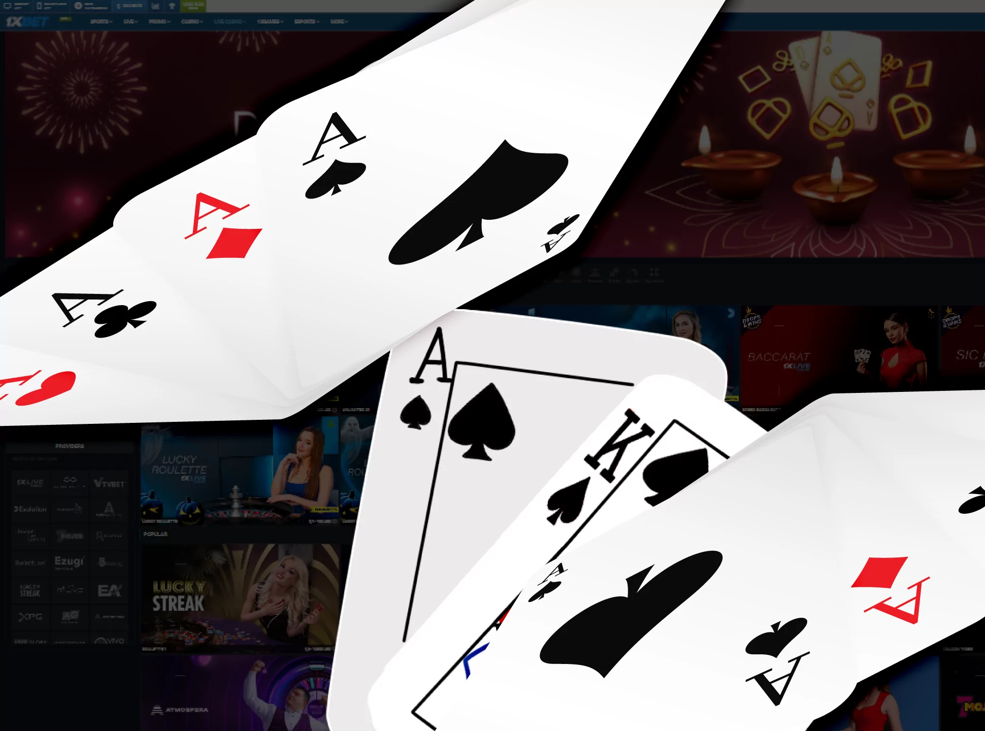 Play live blackjack in an online casino and win real money.