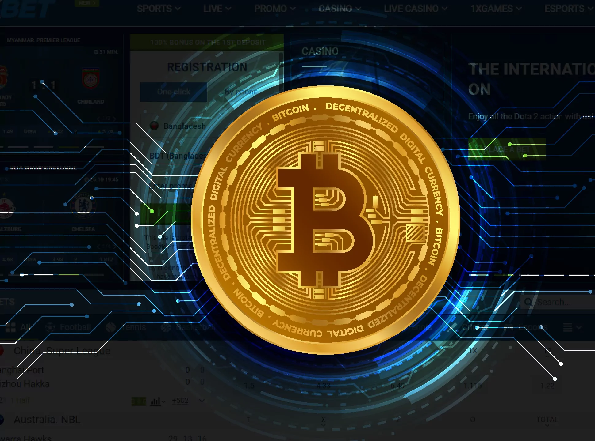 Many modern online casinos allow depositing and withdrawing money with cryptocurrency.