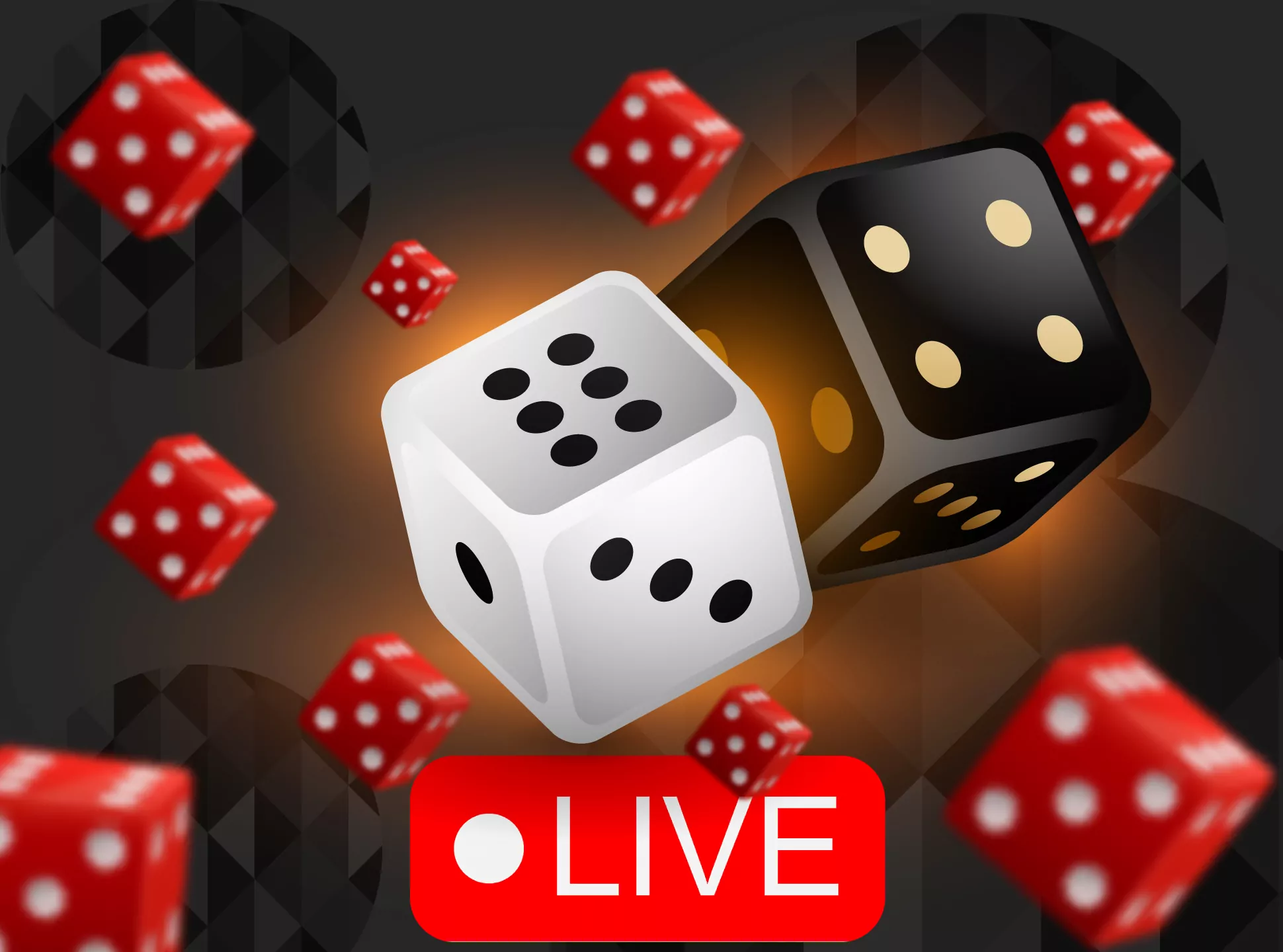 Play live Sic Bo and win money.
