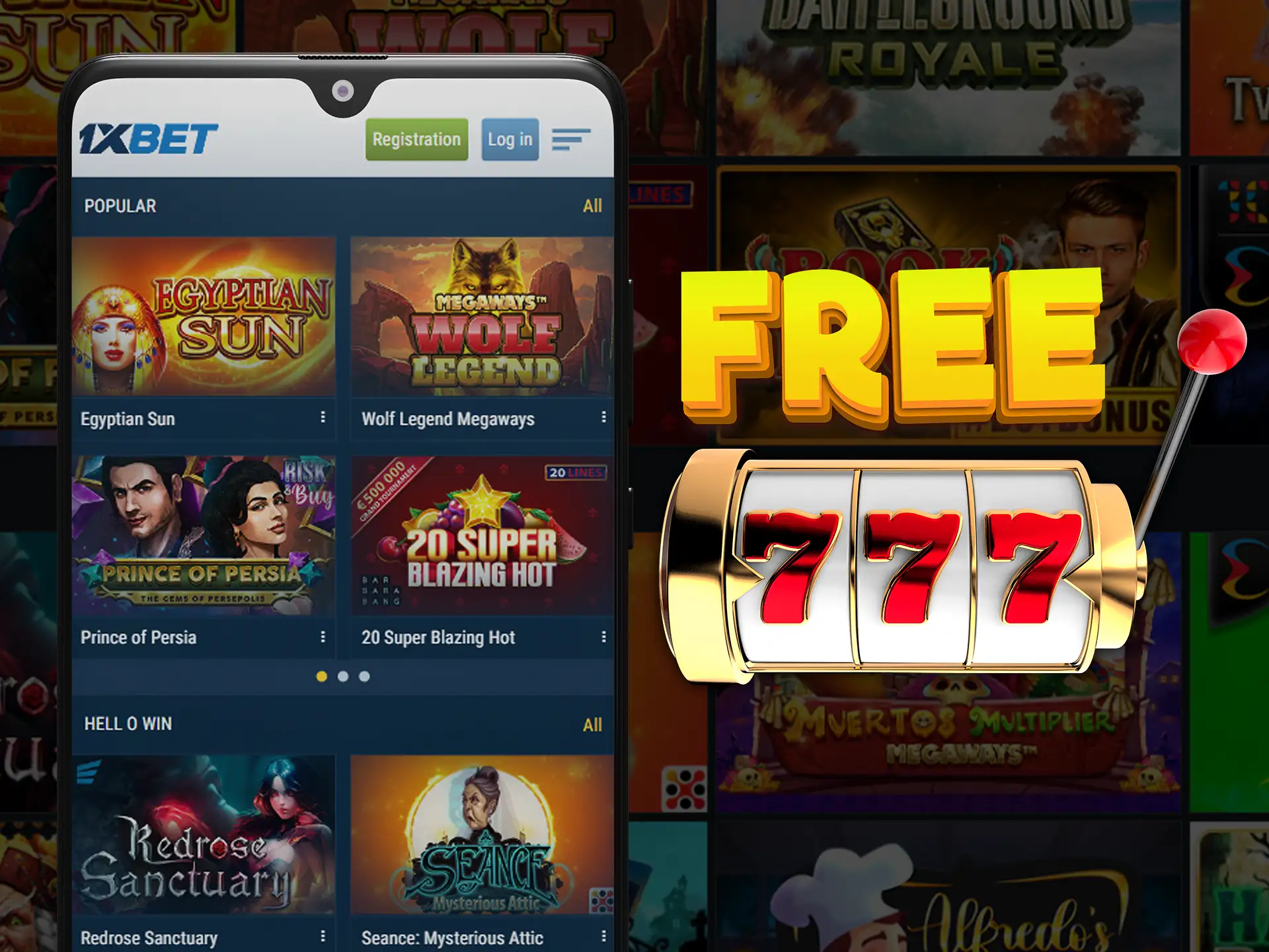 Check for the free spins bonus to get it.