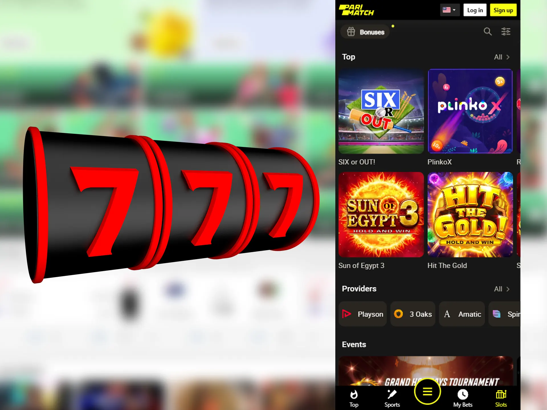 Check for your favourite slots that available for playing.