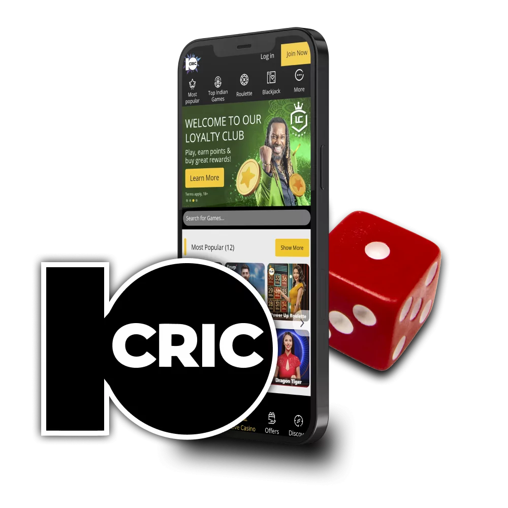 Play casino on your device from 10cric.