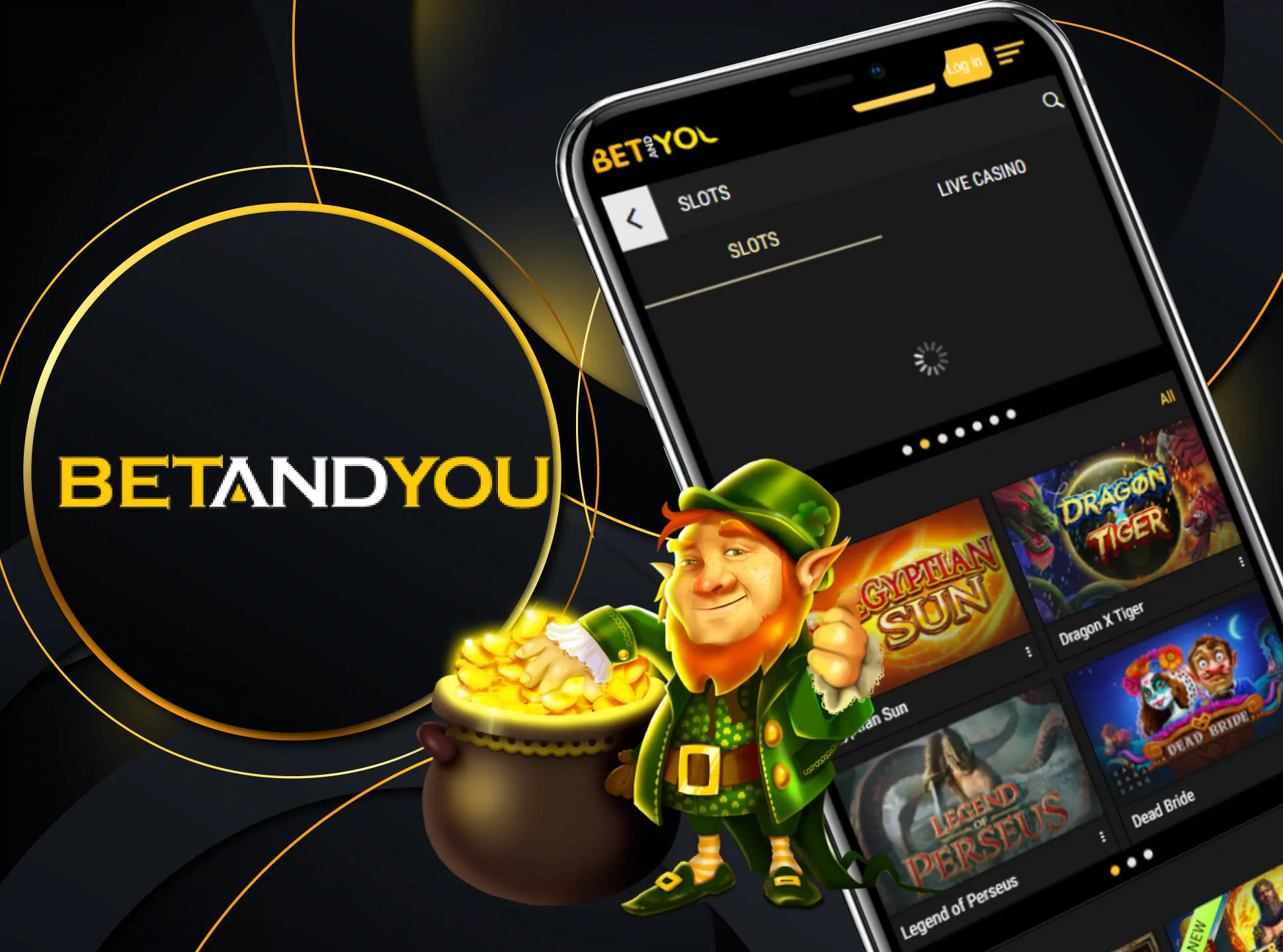 Spin your favourite slots using the app.