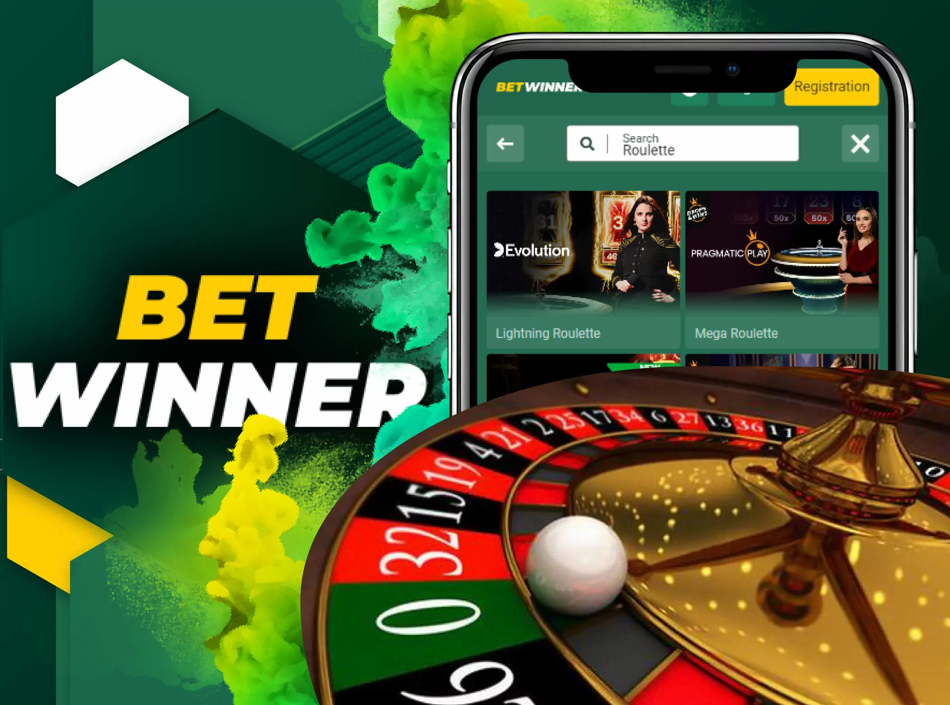 Spin the roulette and win money.