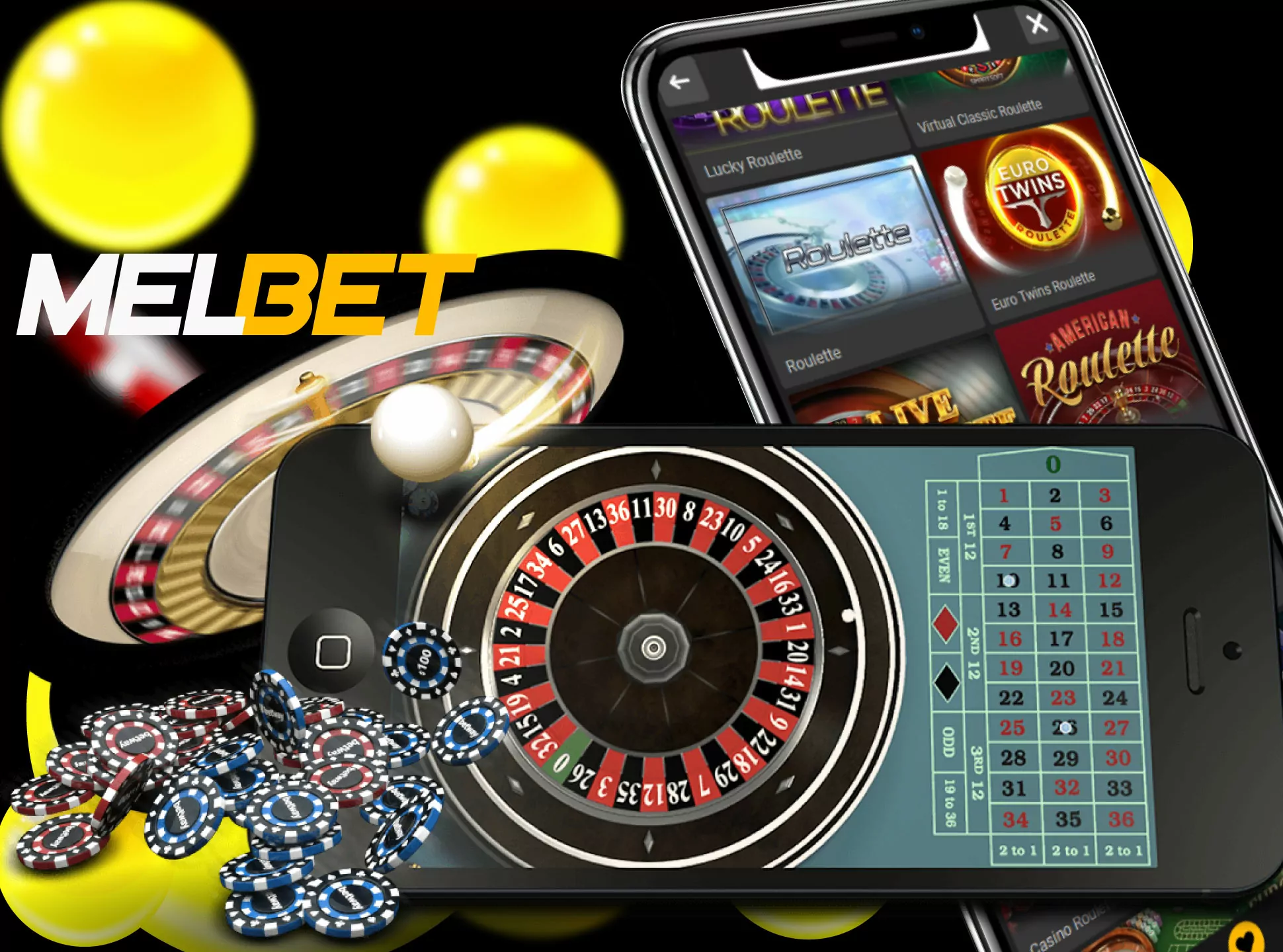 Spin roulette for big winnings.