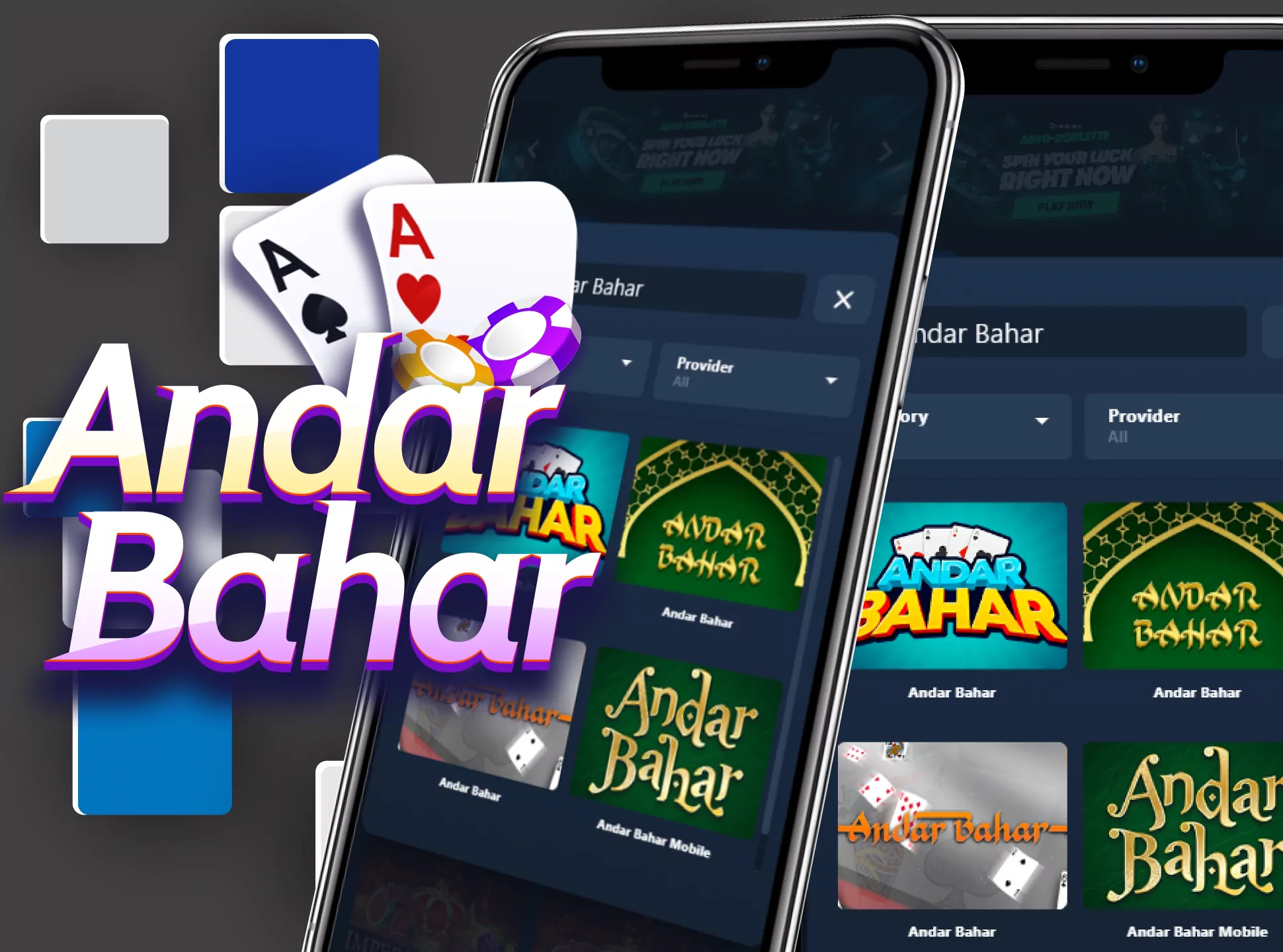 Play Andar Bahar in the 4rabet mobile live casino.