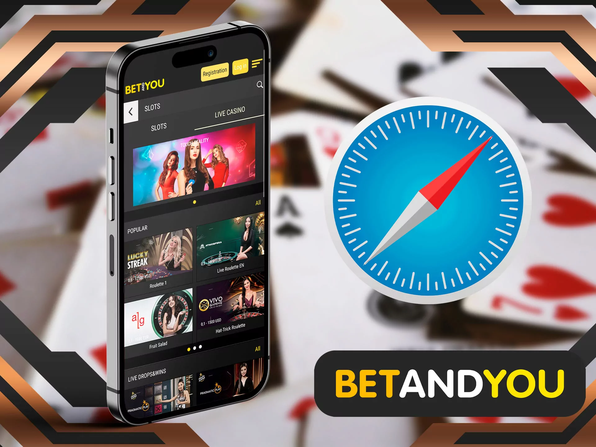 The casino provides another way to play on your smartphone, it is very simple and concise, the only requirement to use it is a constant internet connection.