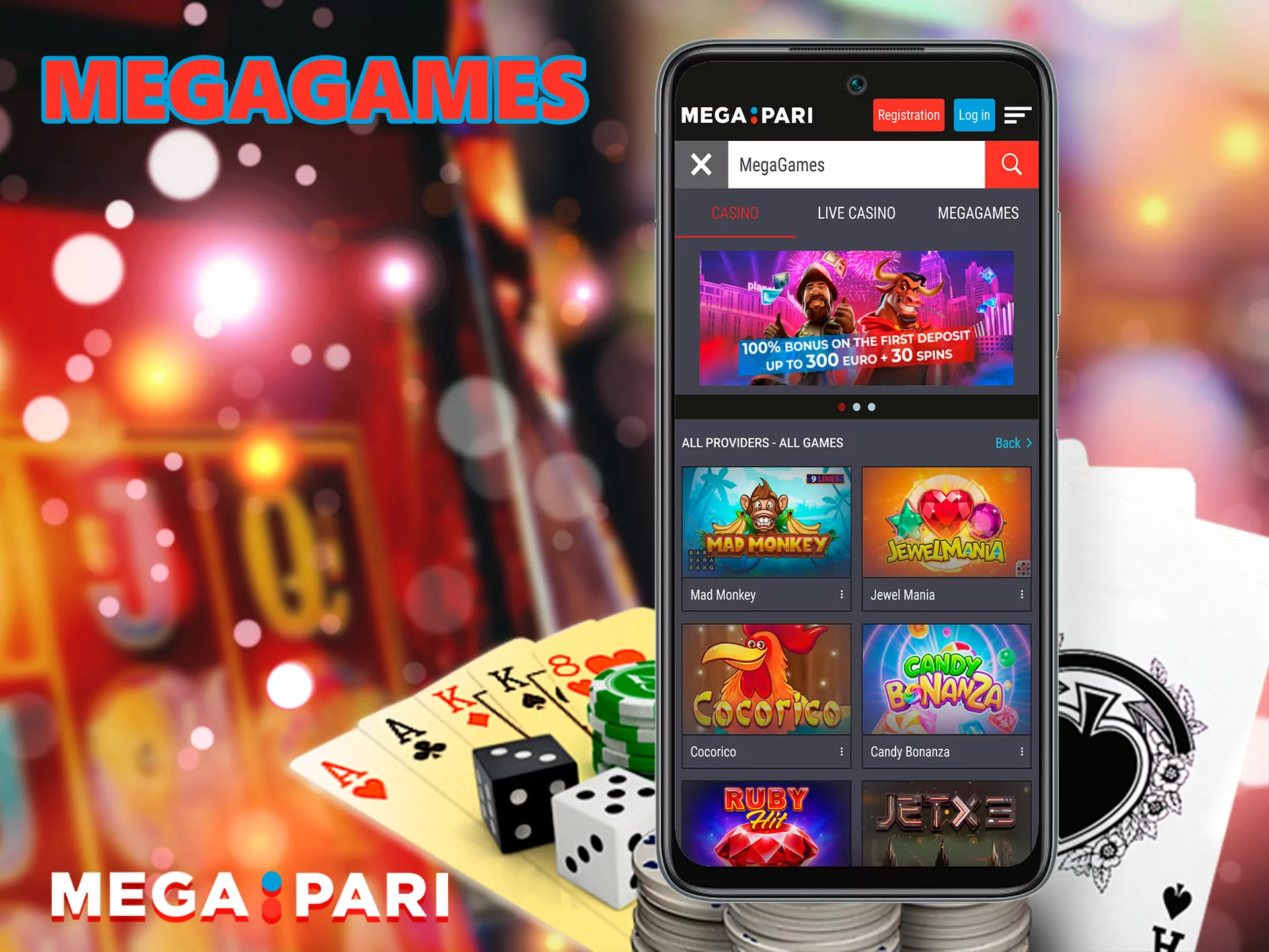 A giant collection of games, here you will find a lot of entertainment both from the casino itself and from the provider, card games, slots, lotteries, craps and other games - all this is available on the site and in the application.
