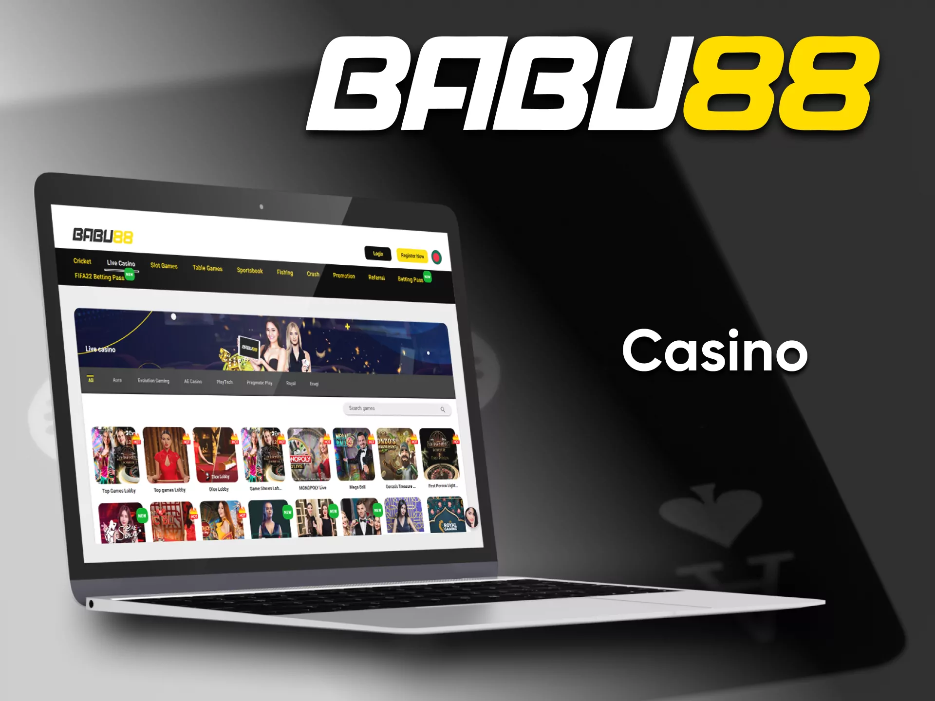 For casino games, choose the Babu88.