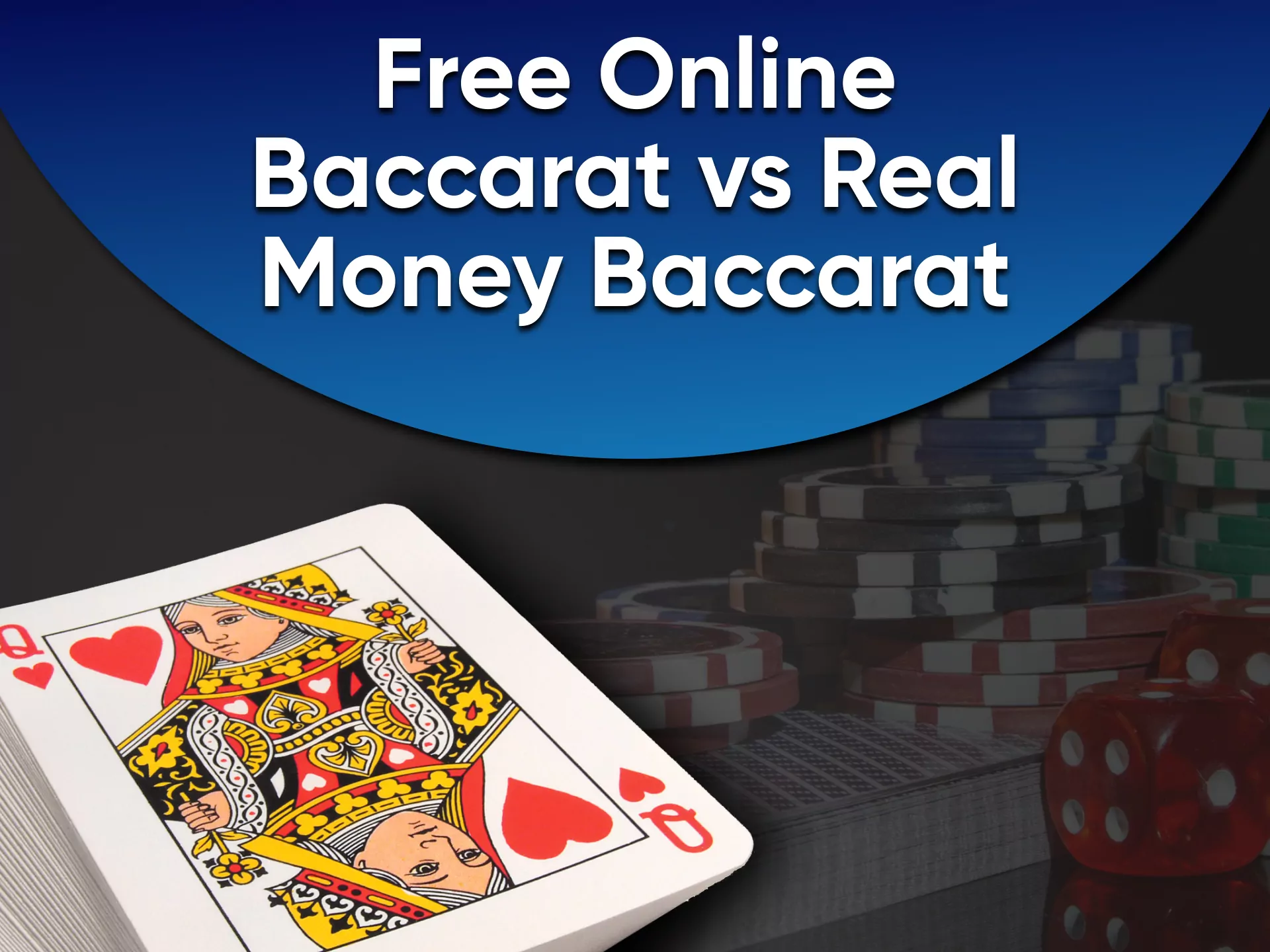 Train in no real bet mode with Baccarat.