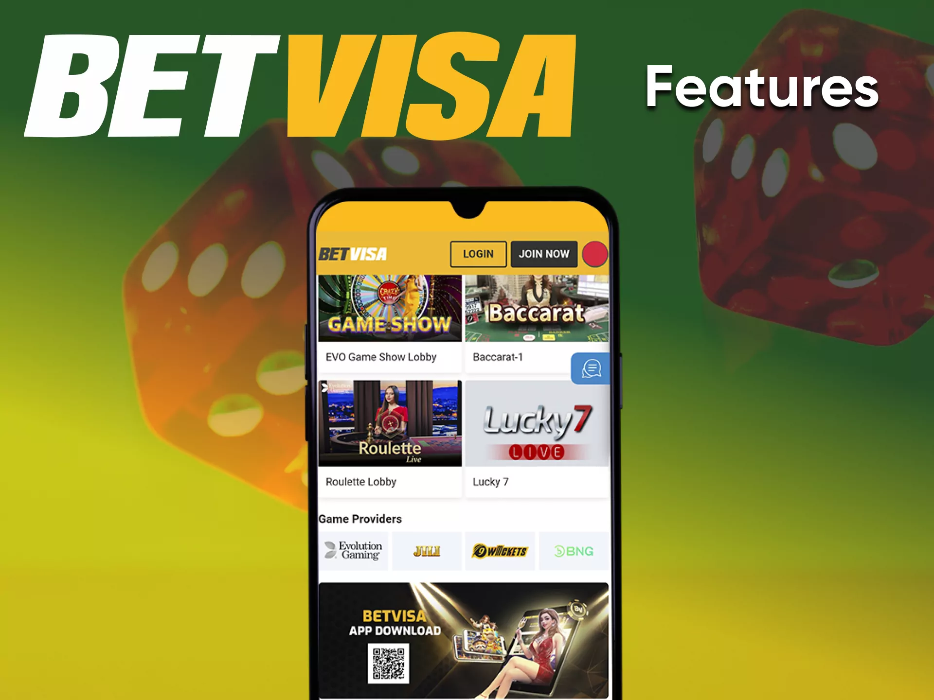 The bookmaker does not stop there, choose BetVisa.