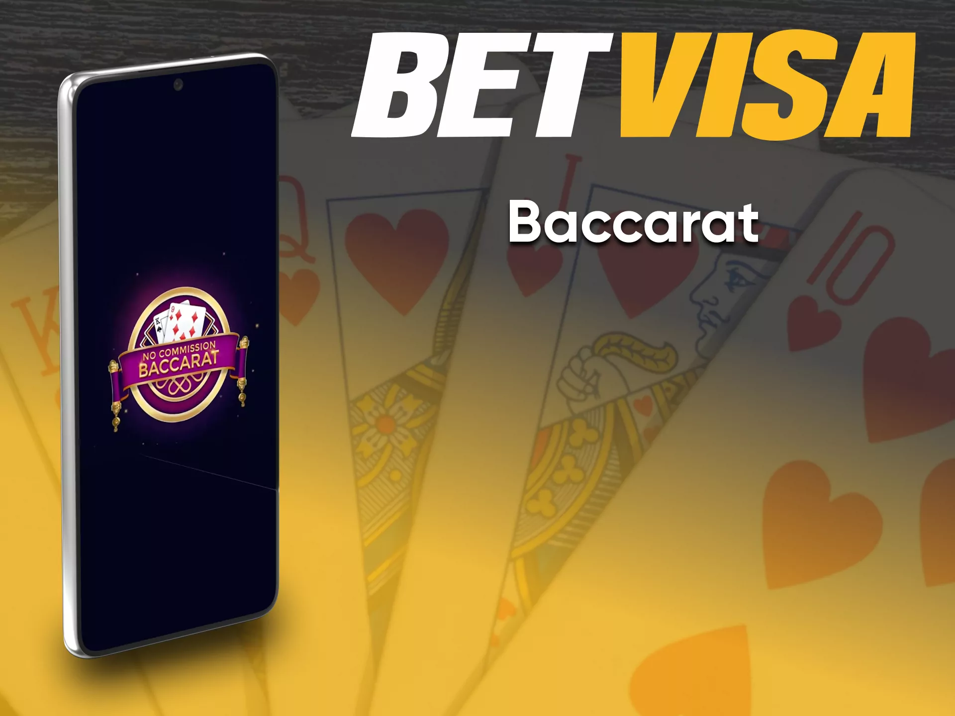 For Baccarat games from BetVisa, go to the Casino section.