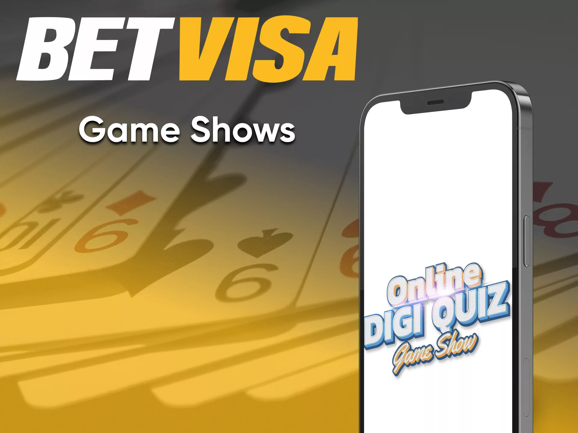 You can play TV games in the BetVisa app.