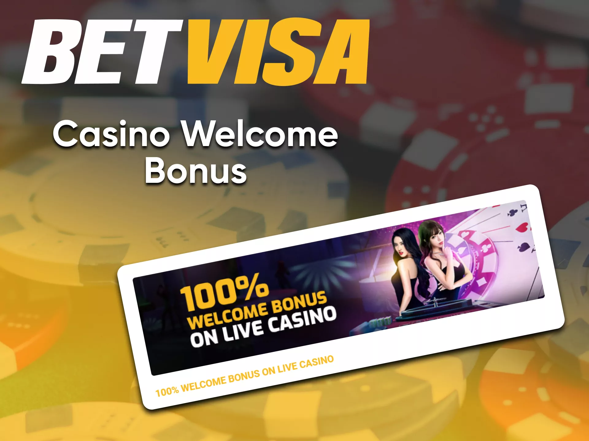 Play at BetVisa casino and get a bonus.
