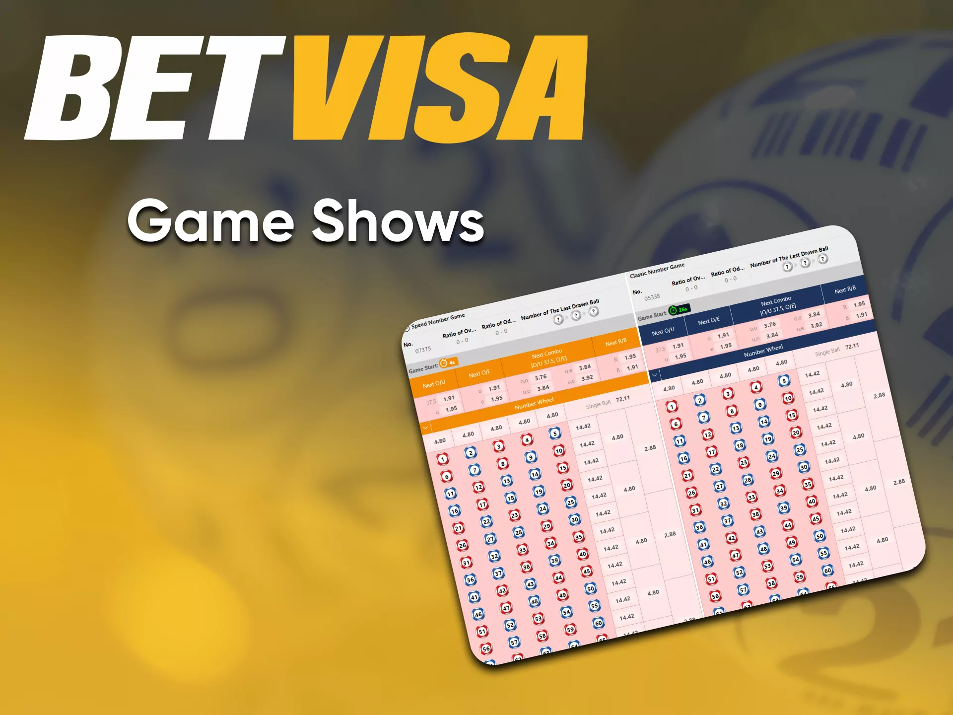 Go to the Online Casino to play TV Game on BetVisa.