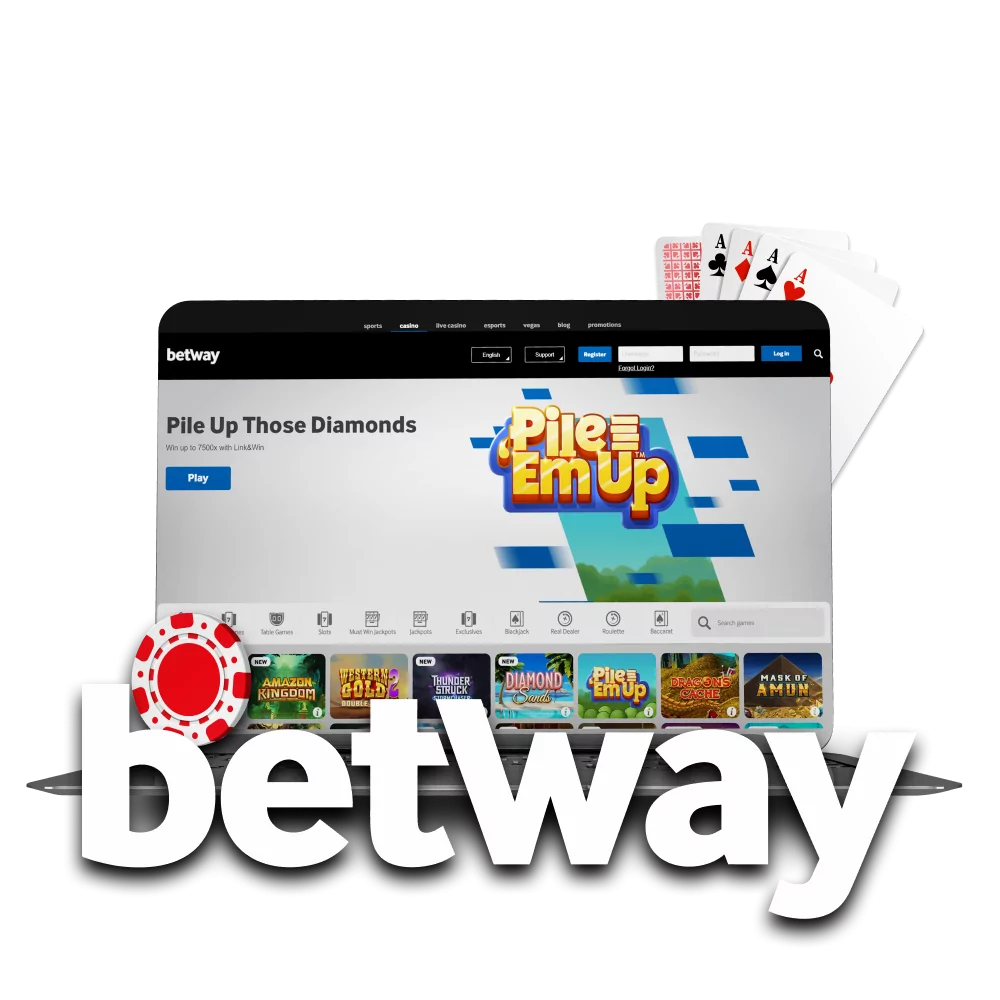 Choose Betway for casino playing.