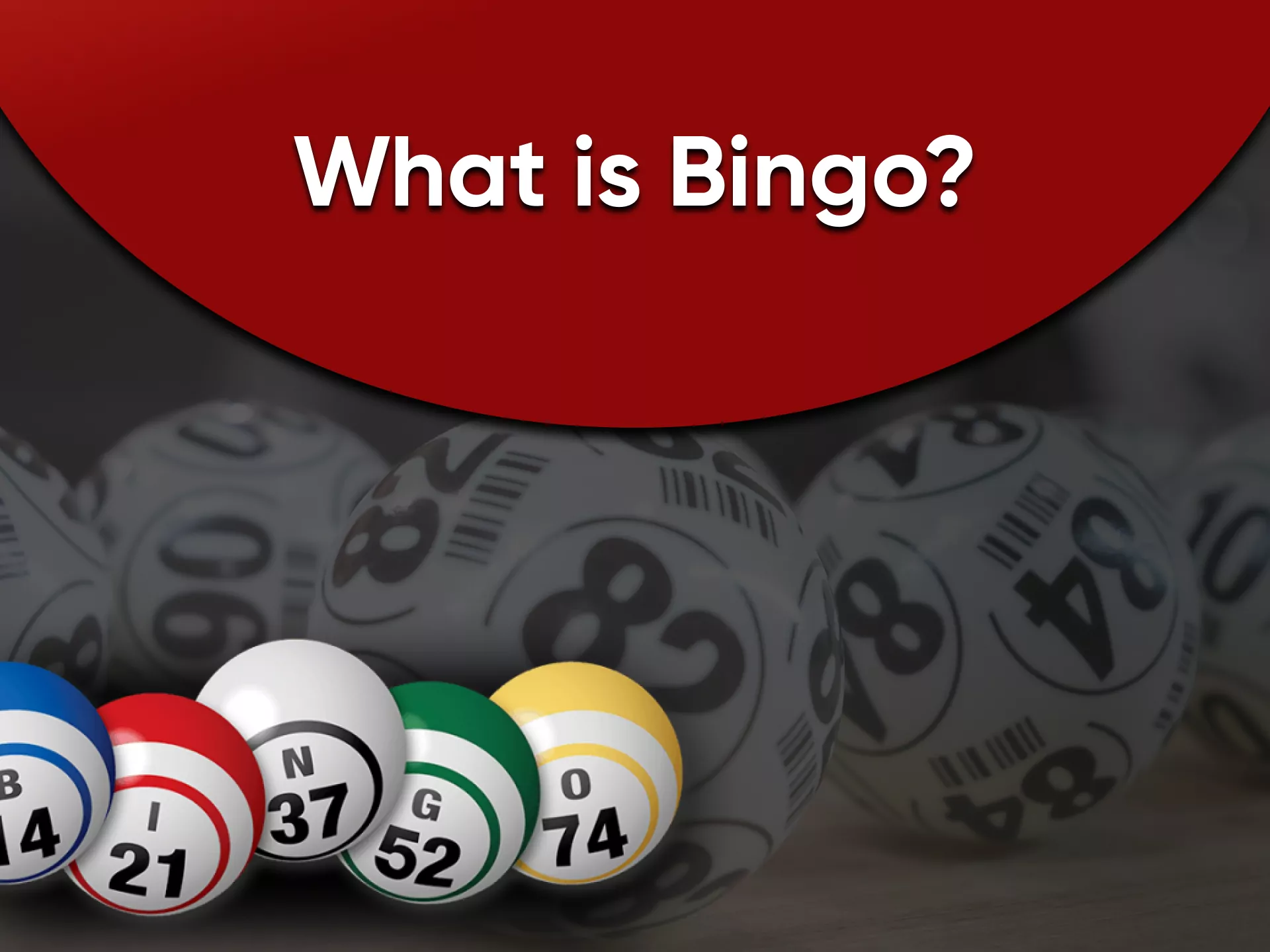 Read the information before playing Bingo.