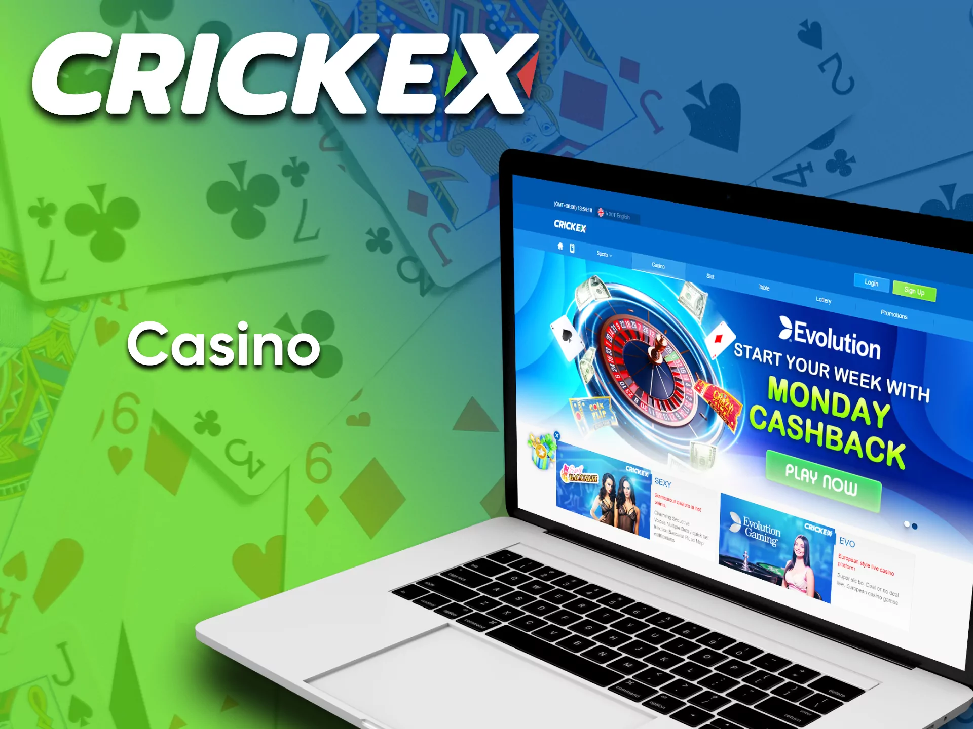 Use the Crickex casino to play games and win real money.