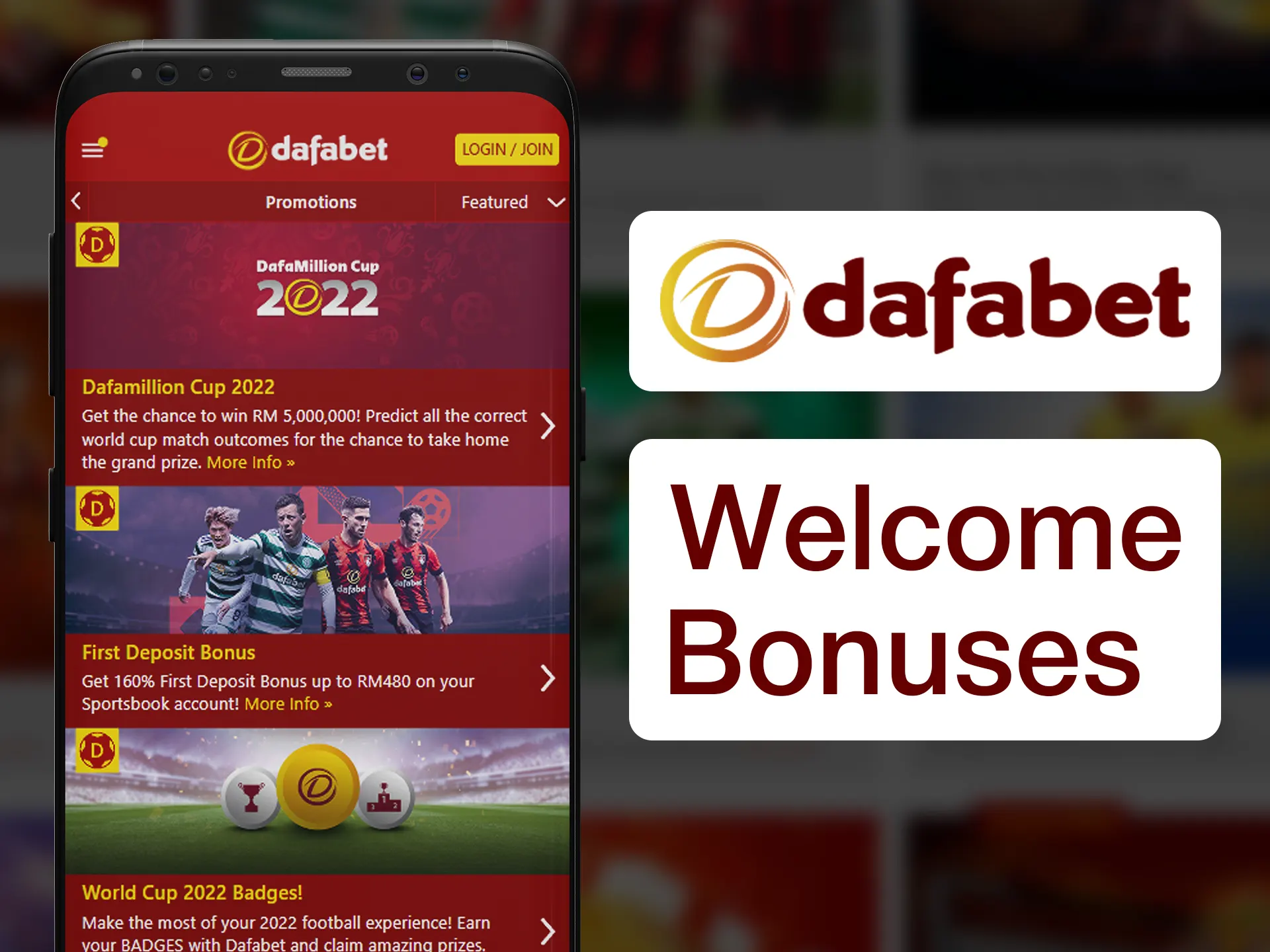 Don't forget to claim Dafabet welcome bonus.