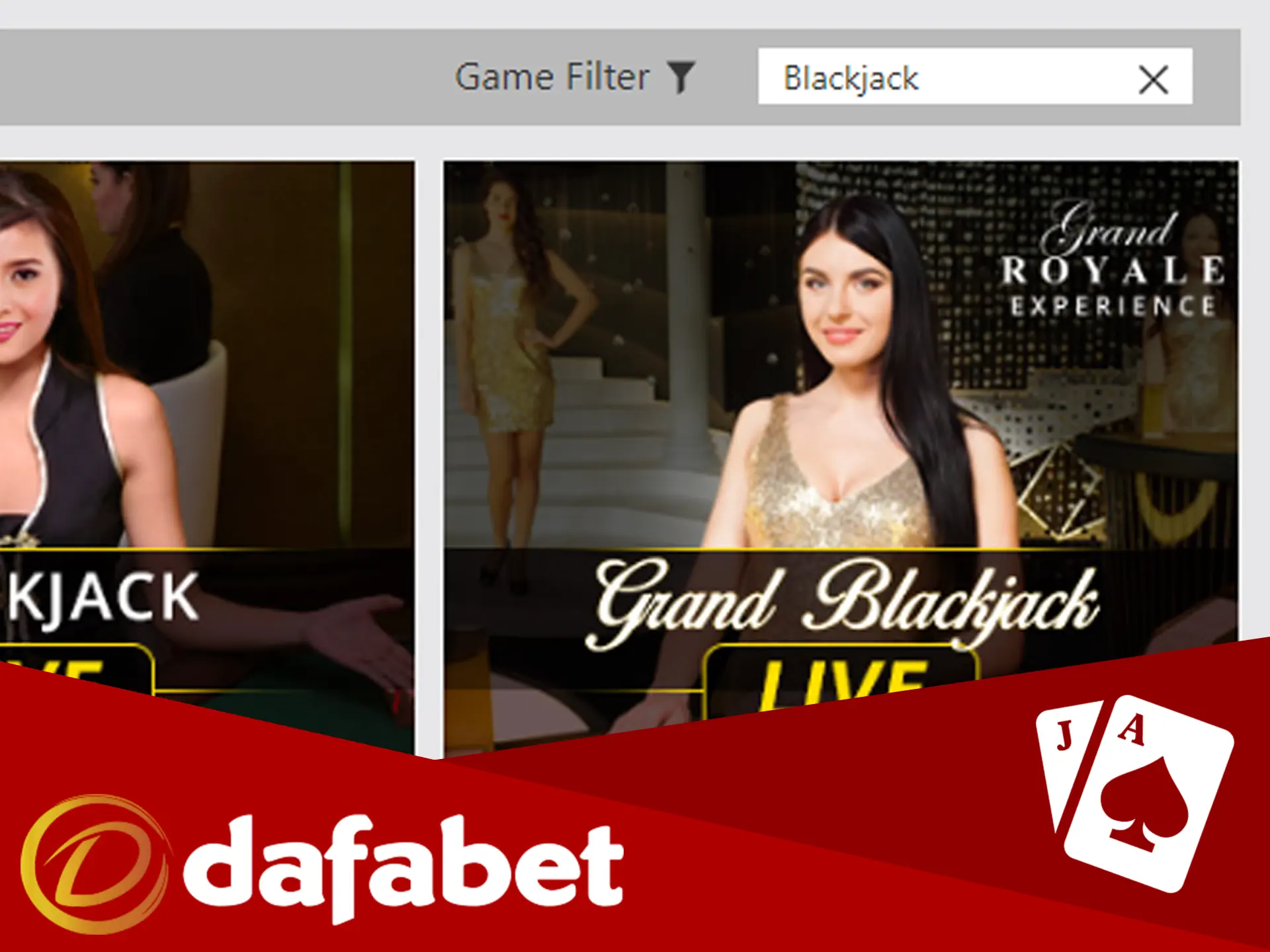 Win big prizes playing Dafabet blackjack games.