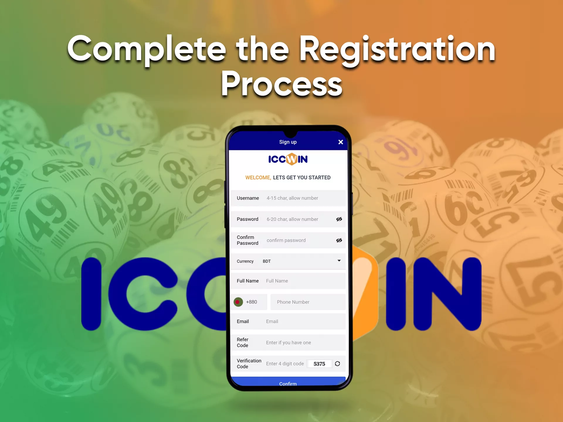Register on the site for casino games from ICCWin.