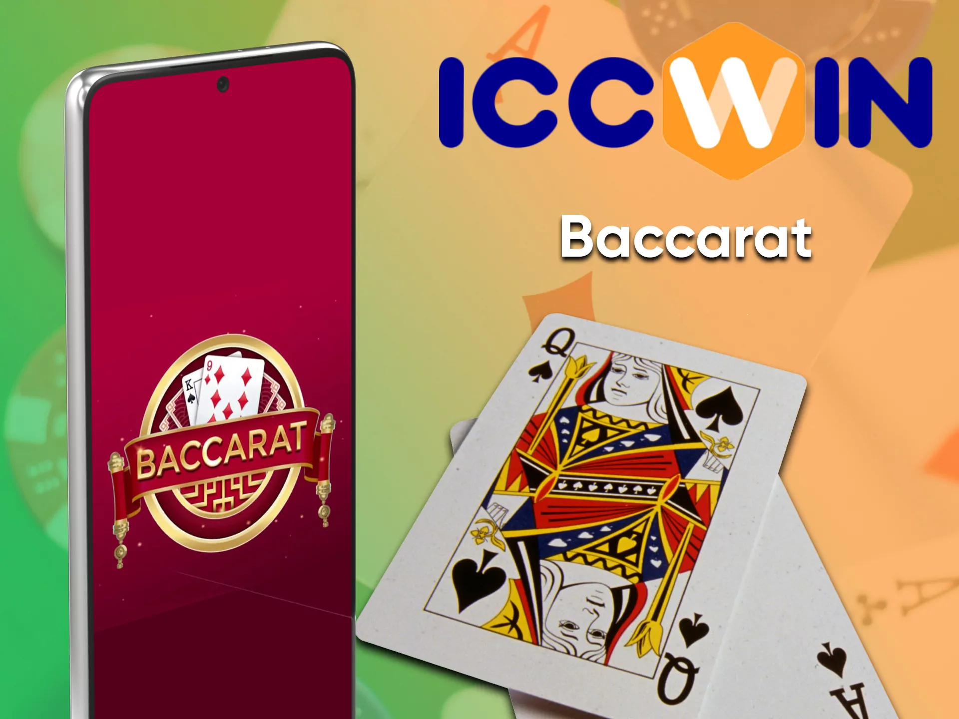 Choose a section with Baccarat from ICCWin.