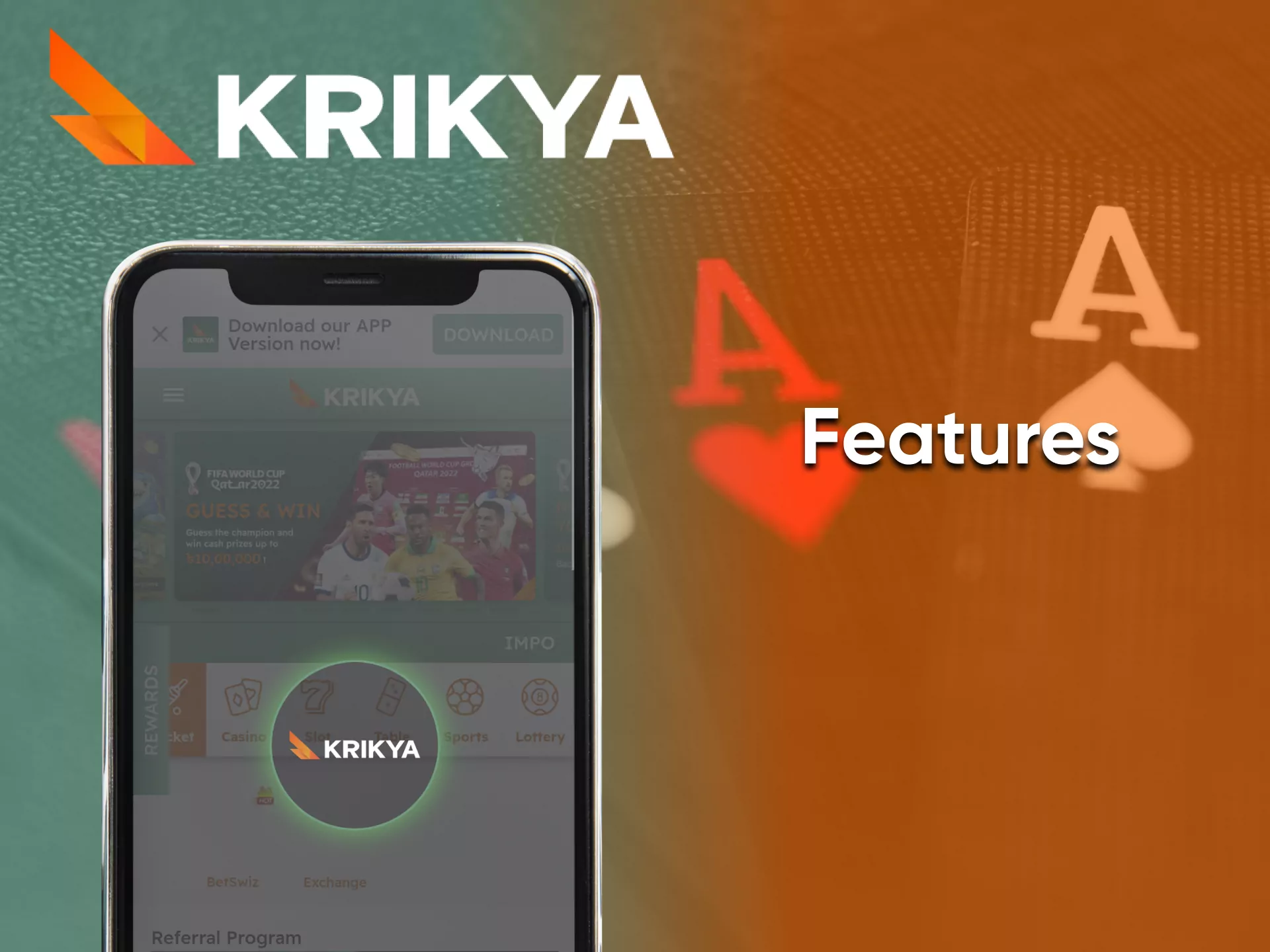 To improve the Krikya application, we are making new developments.