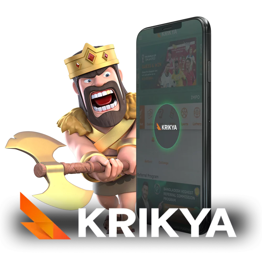 To keep your favorite casino always at hand, download the Krikya app on your phone.