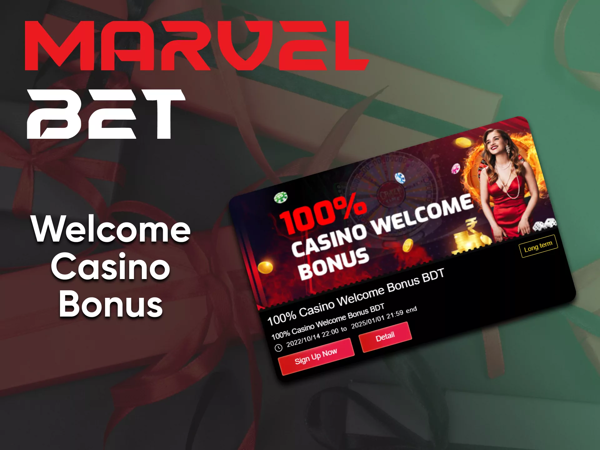 Fund your account and get a bonus from Marvelbet.