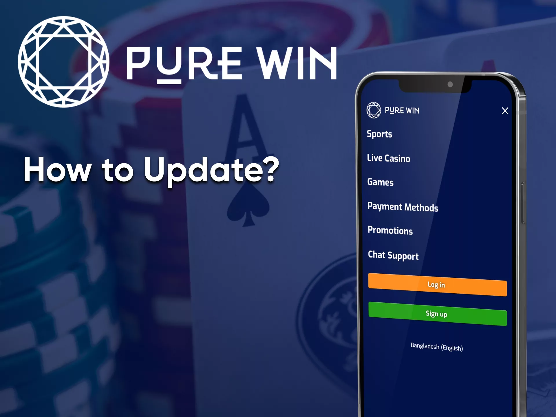 Shoose casino games at the site from Pure Win.