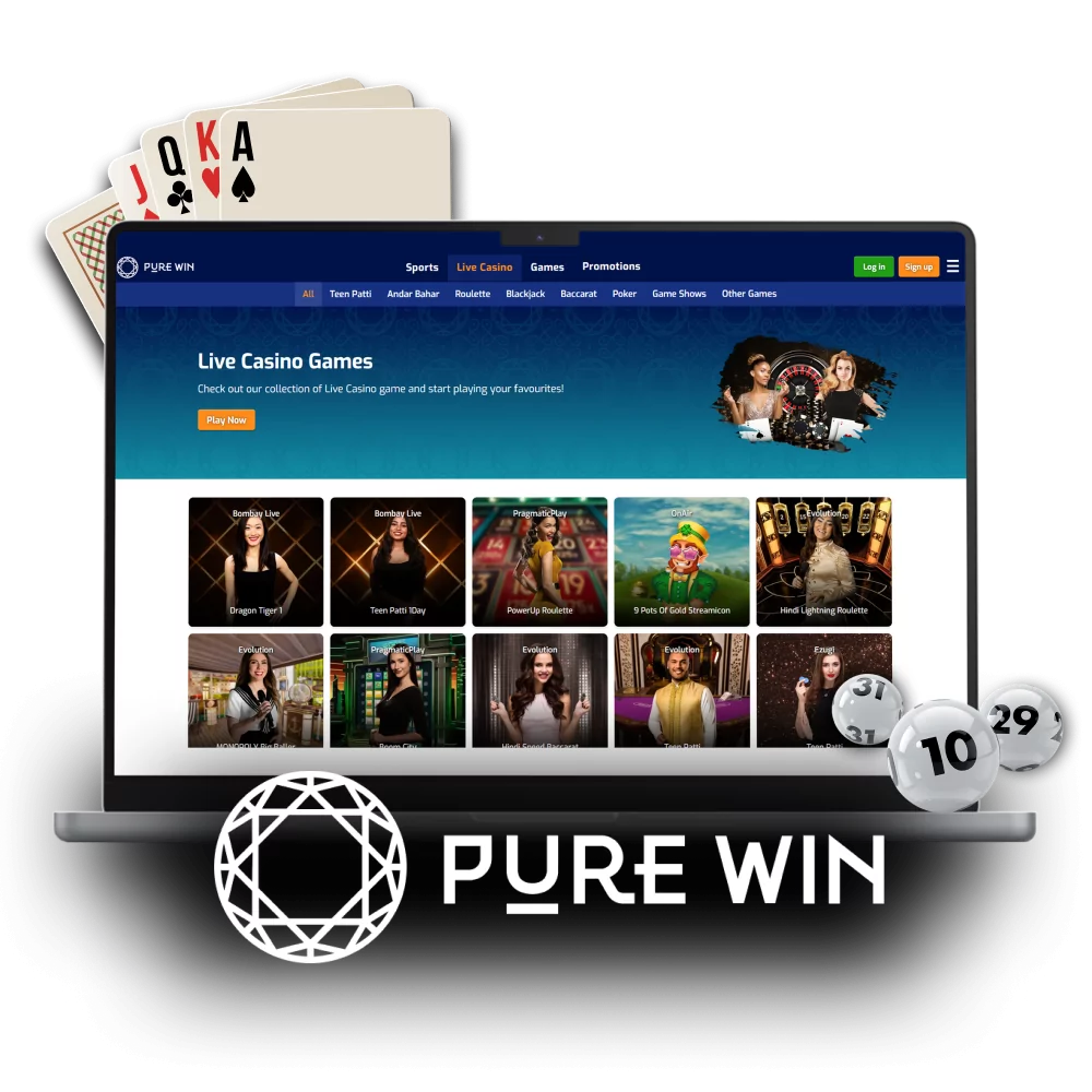 Play casino from Pure Win.