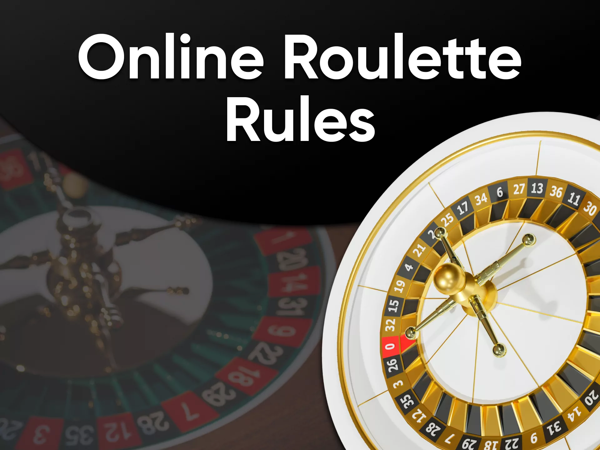 Learn the rules for online roulette.
