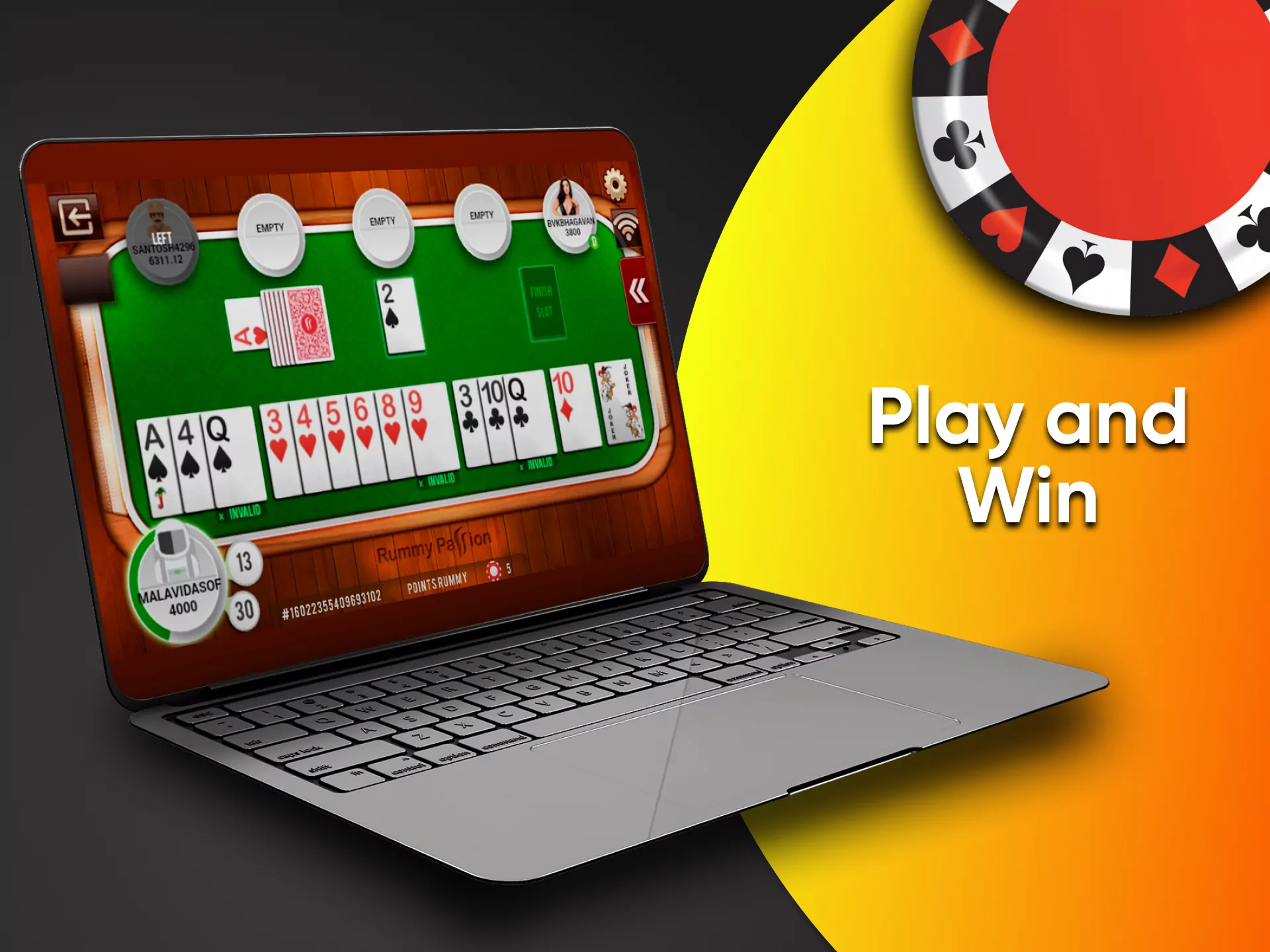 Choose your favorite Rummy game.