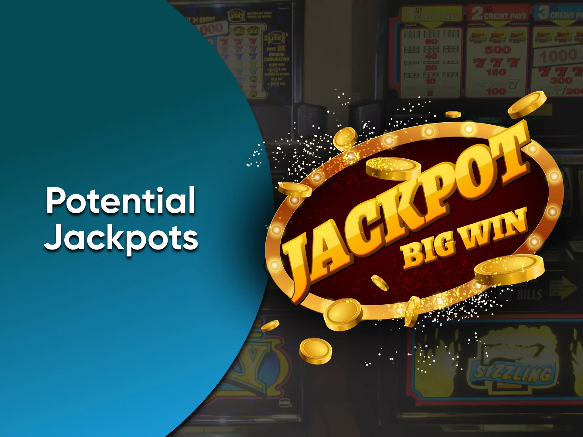 Try your luck playing slots online.