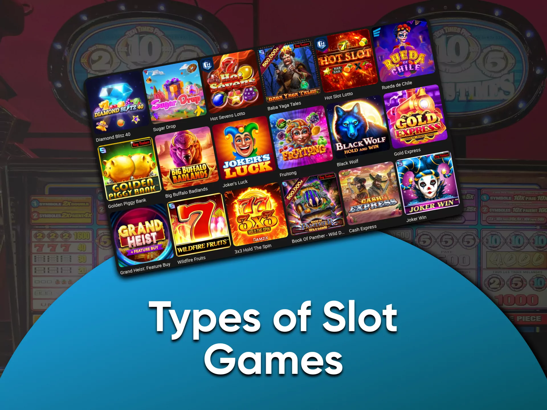 Play in your favorite slots online.