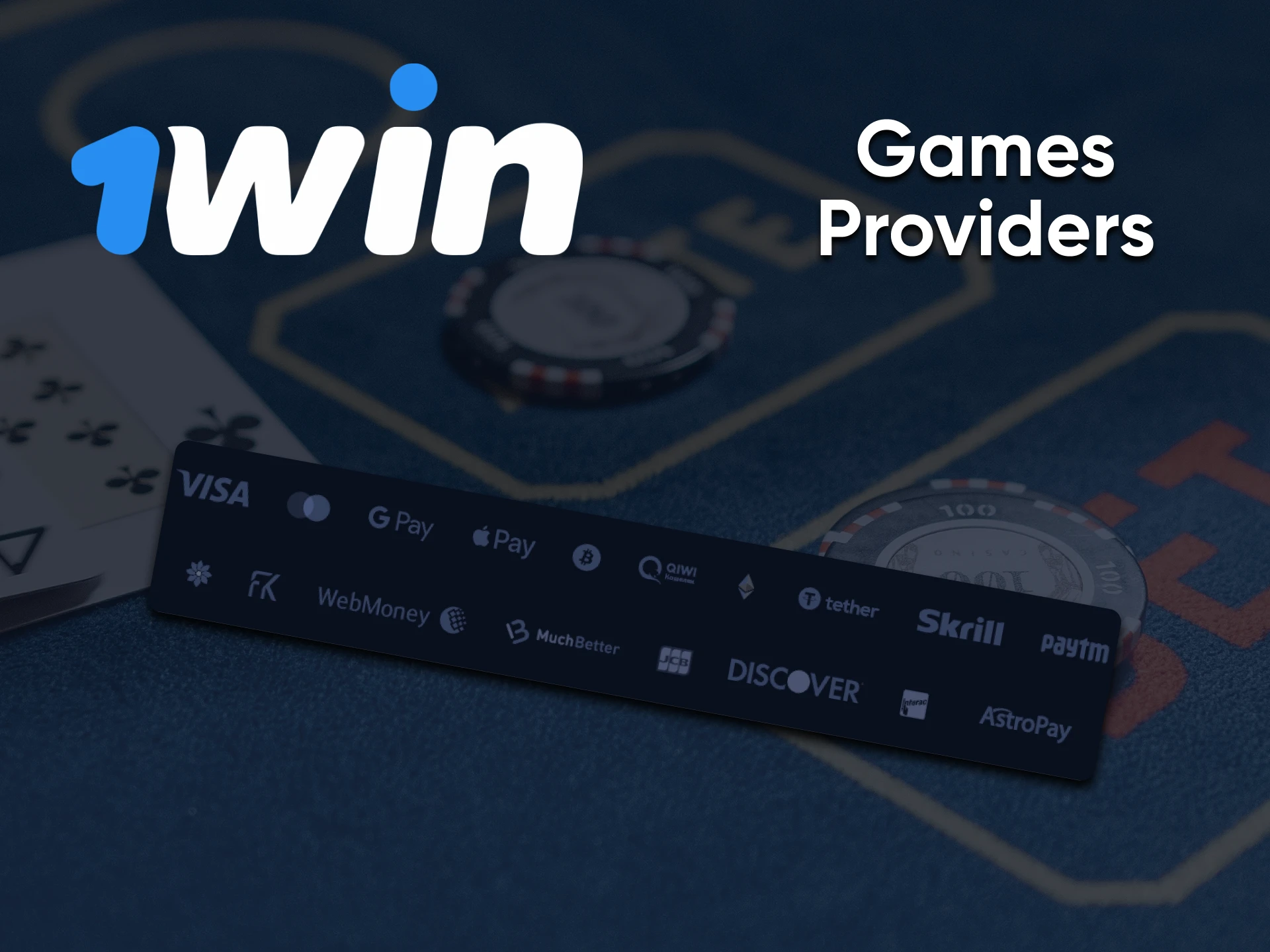 Choose the best casino game provider from 1win.