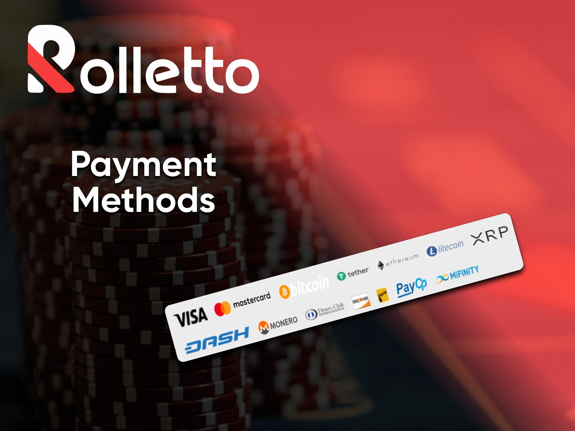 To start winning money at Rolletto casino, make a deposit in a convenient way.