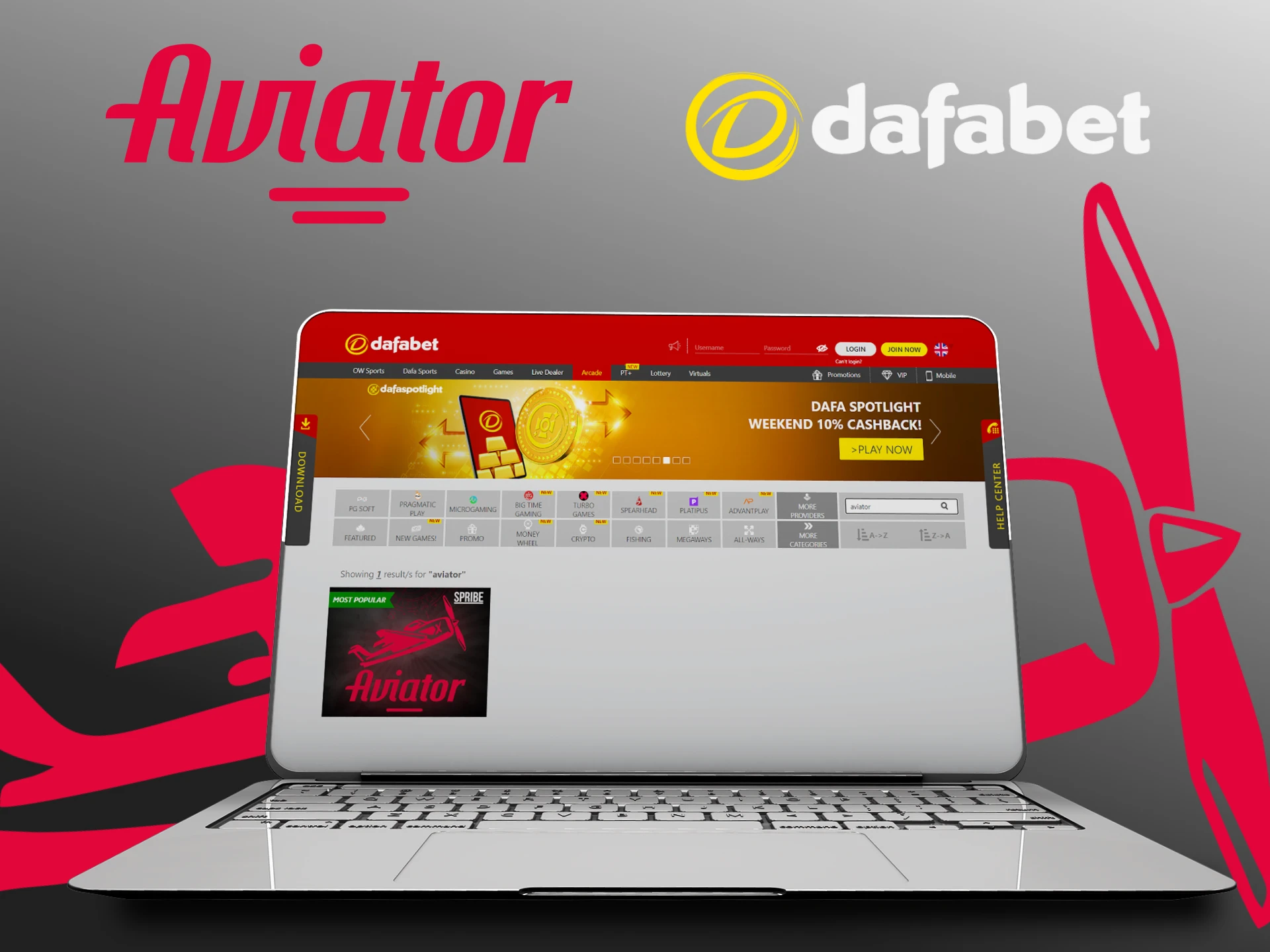 You can play the Aviator game on the Dafabet website.