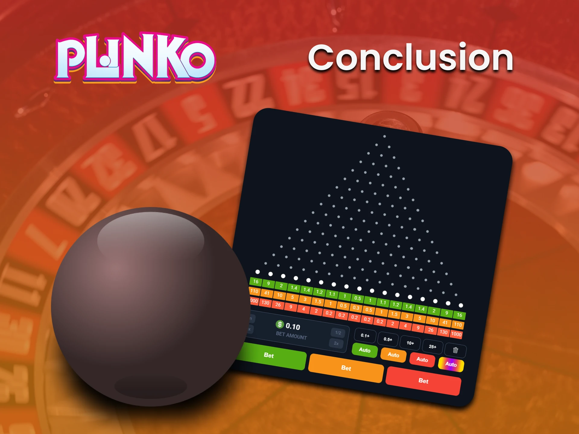 Plinko is a popular game that you can have a good time with.