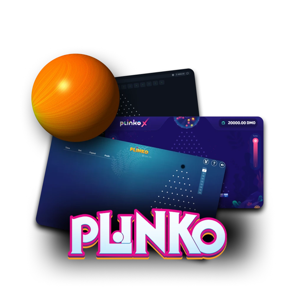 Choose Plinko for casino games.
