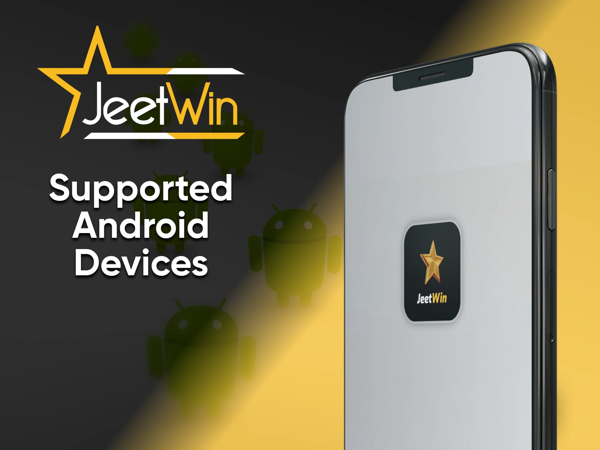 Use the Jeetwin casino app on your smartphone.