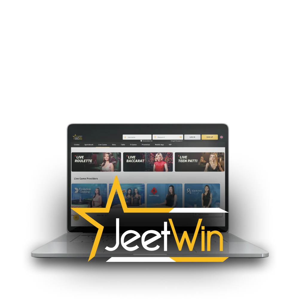 Use the Jeetwin platform for casino games.
