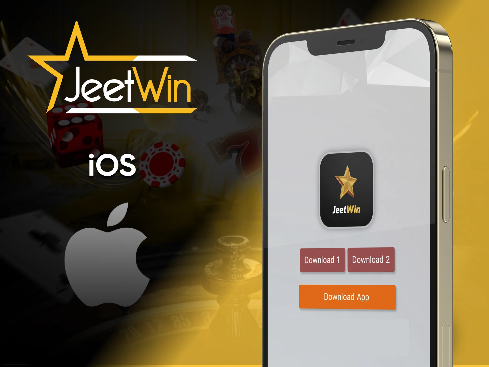 You can play at the Jettwin casino by downloading the application to your iOS device.