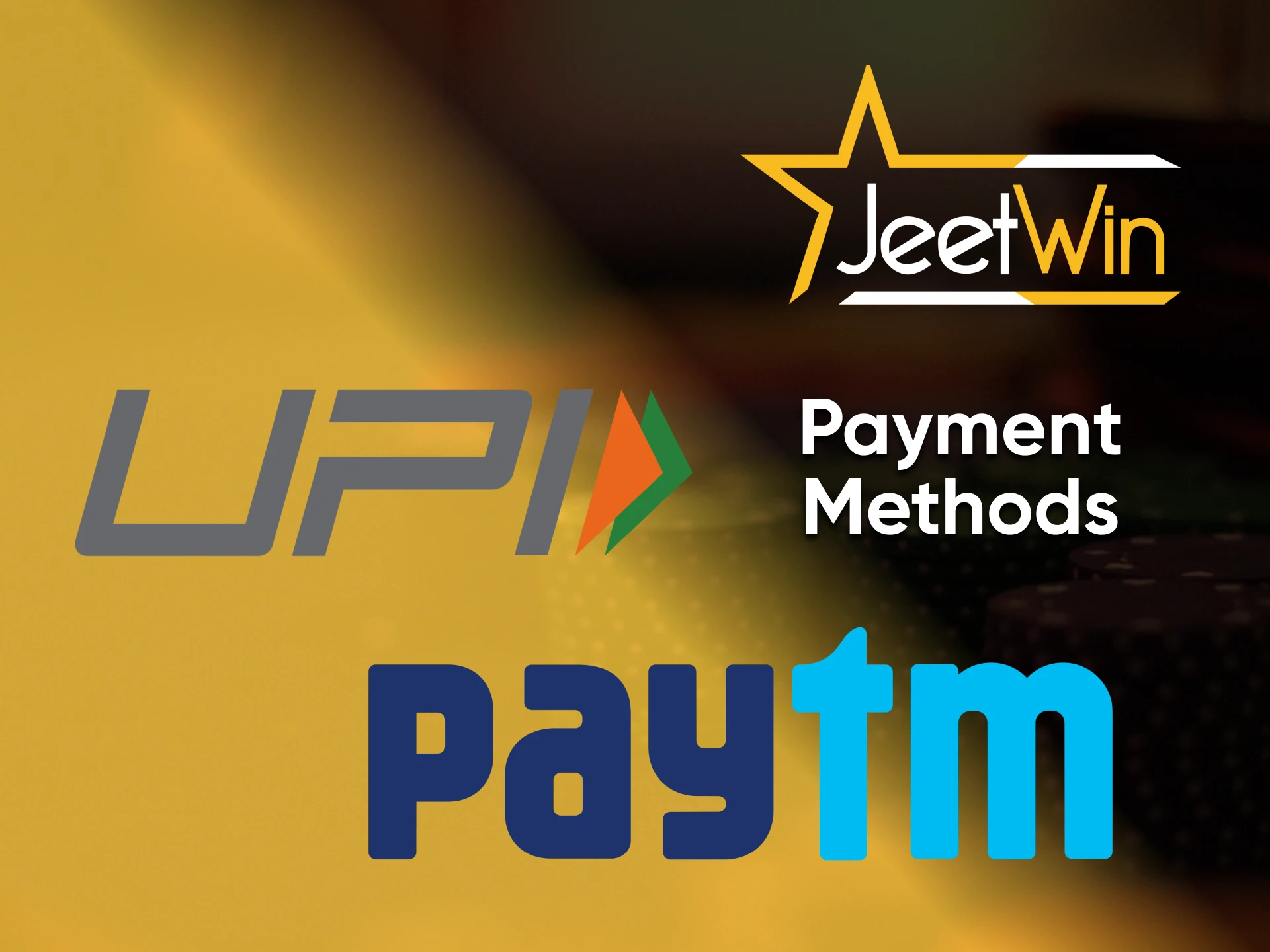 You can replenish your account in a way convenient for you from Jeetwin.