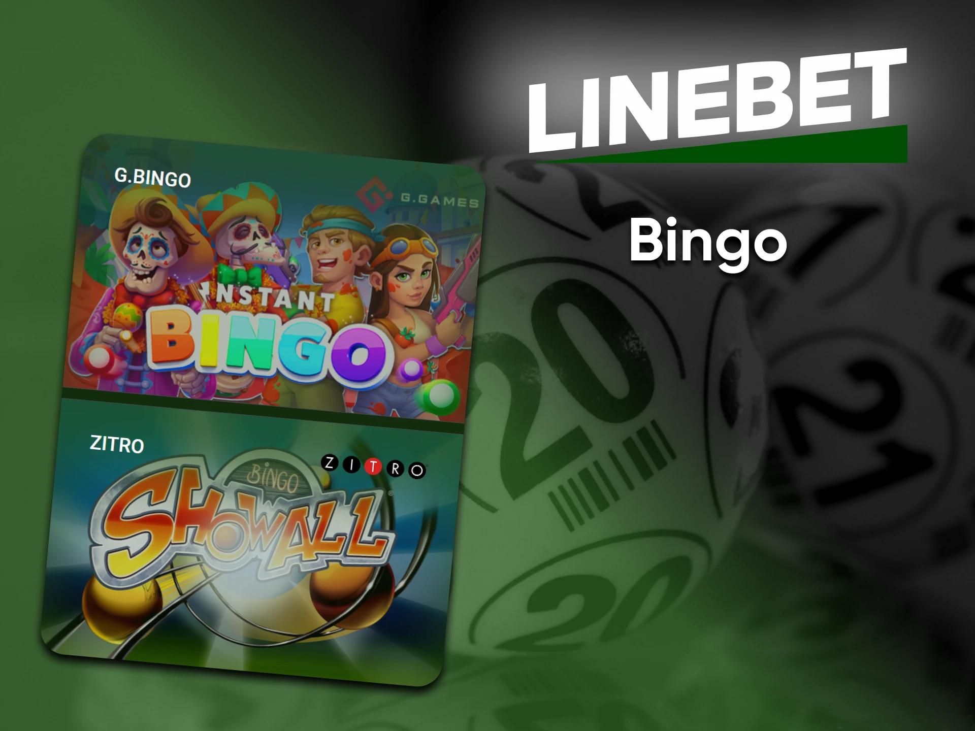 At Linebet casino you can play Bingo.