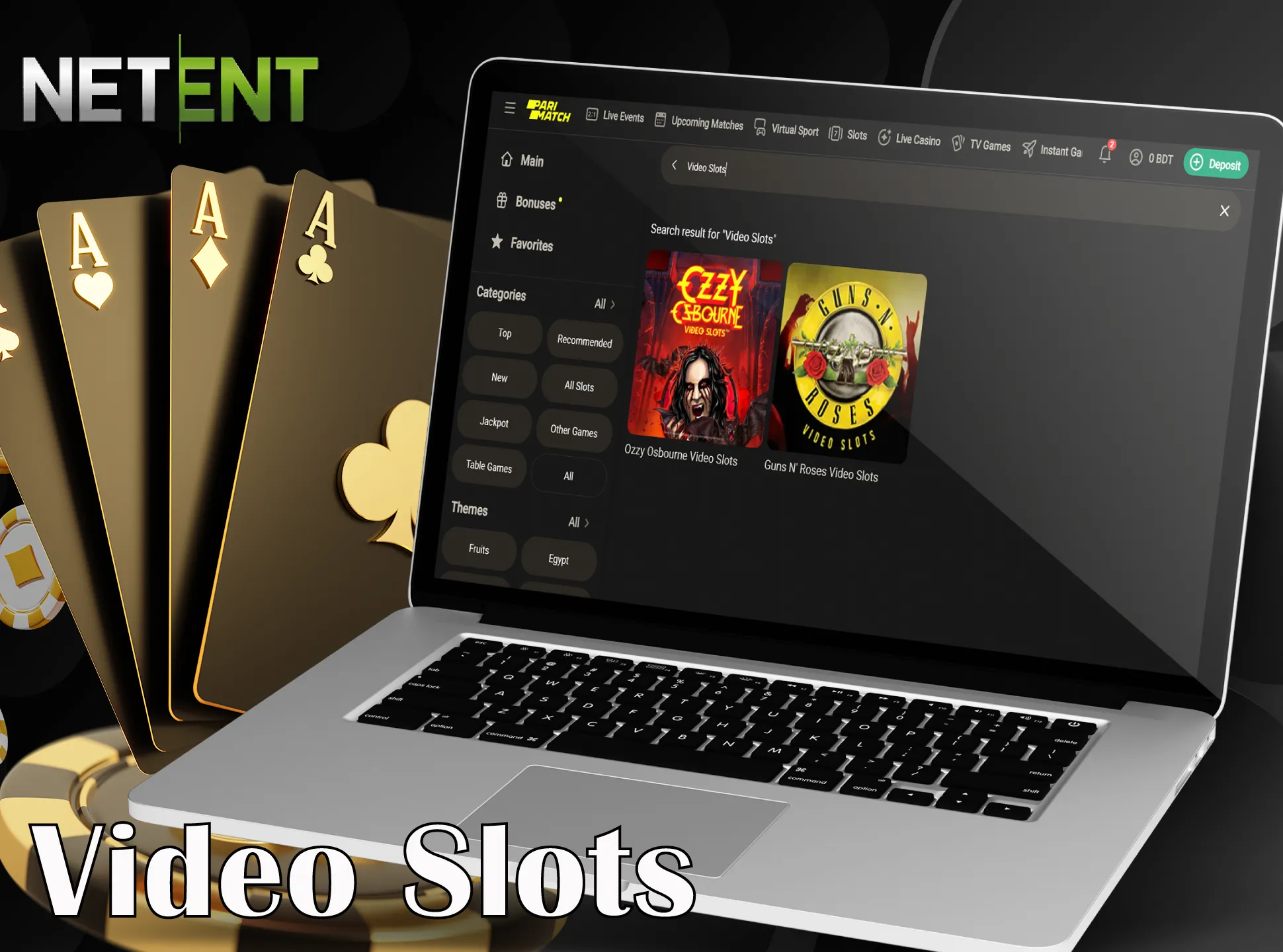 NetEnt also creates video slots for online casinos.